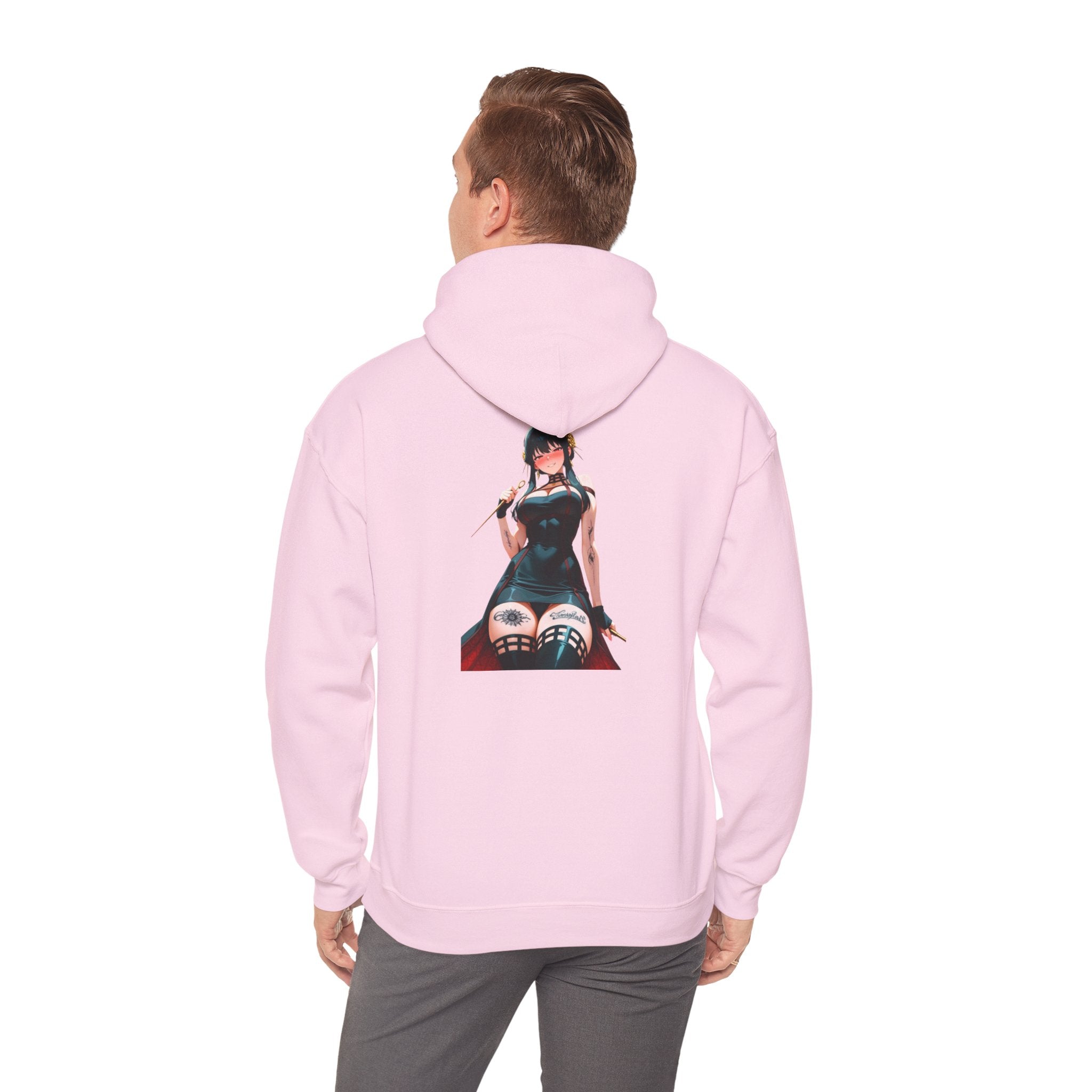 Yor Forger Assassin Gothic Tattooed Unisex Heavy Blend™ Hooded Sweatshirt