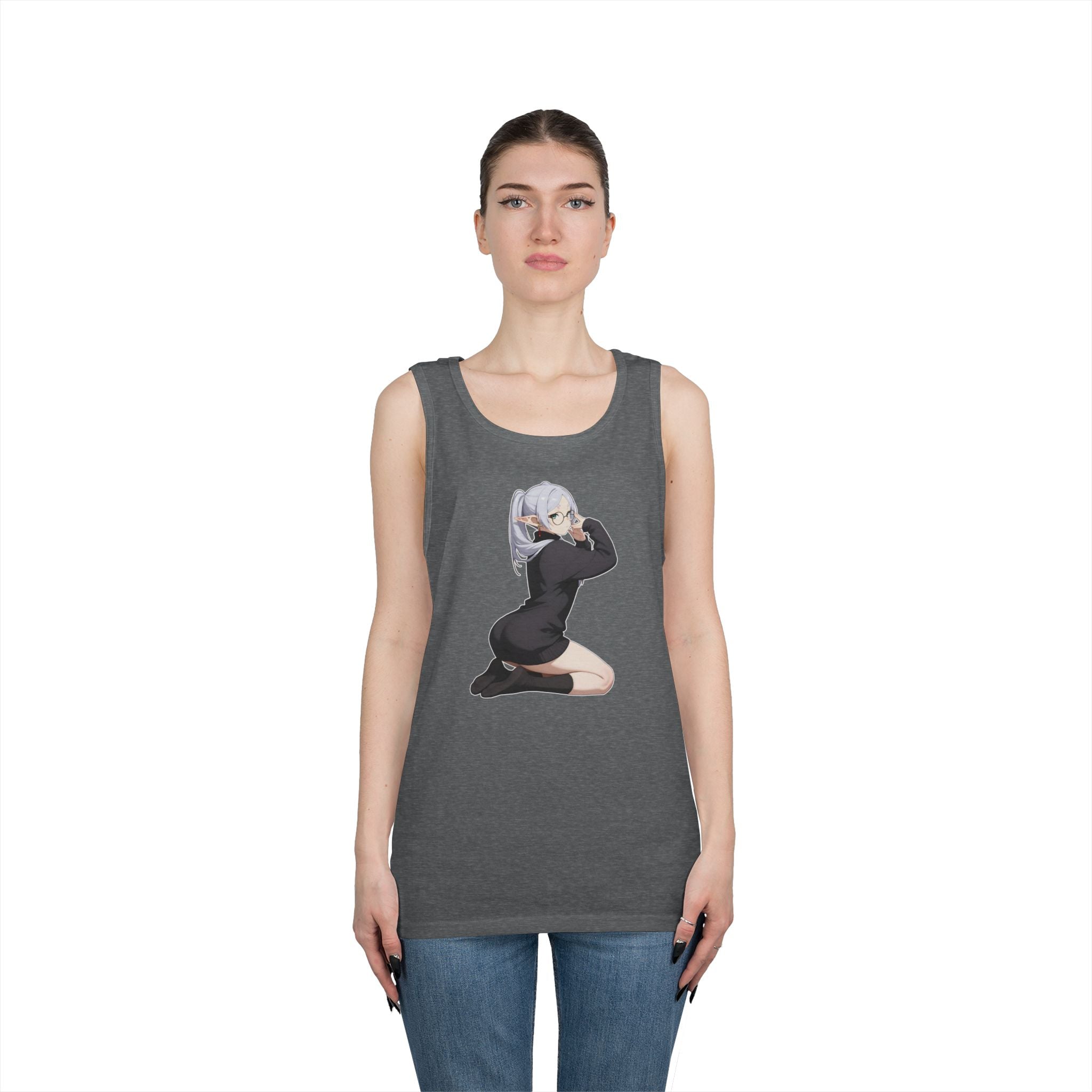 Cute Frieren Heavy Cotton Tank Top