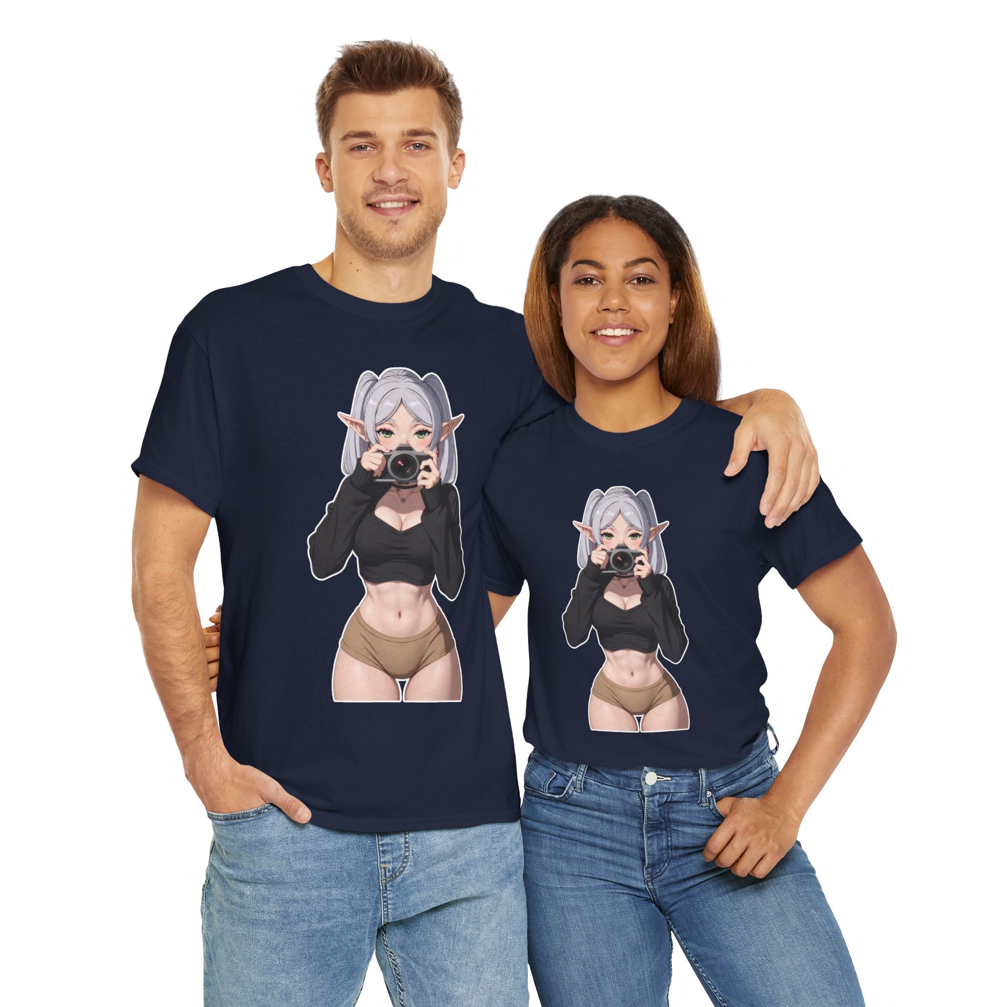 Frieren Cute Unisex Heavy Cotton Tee