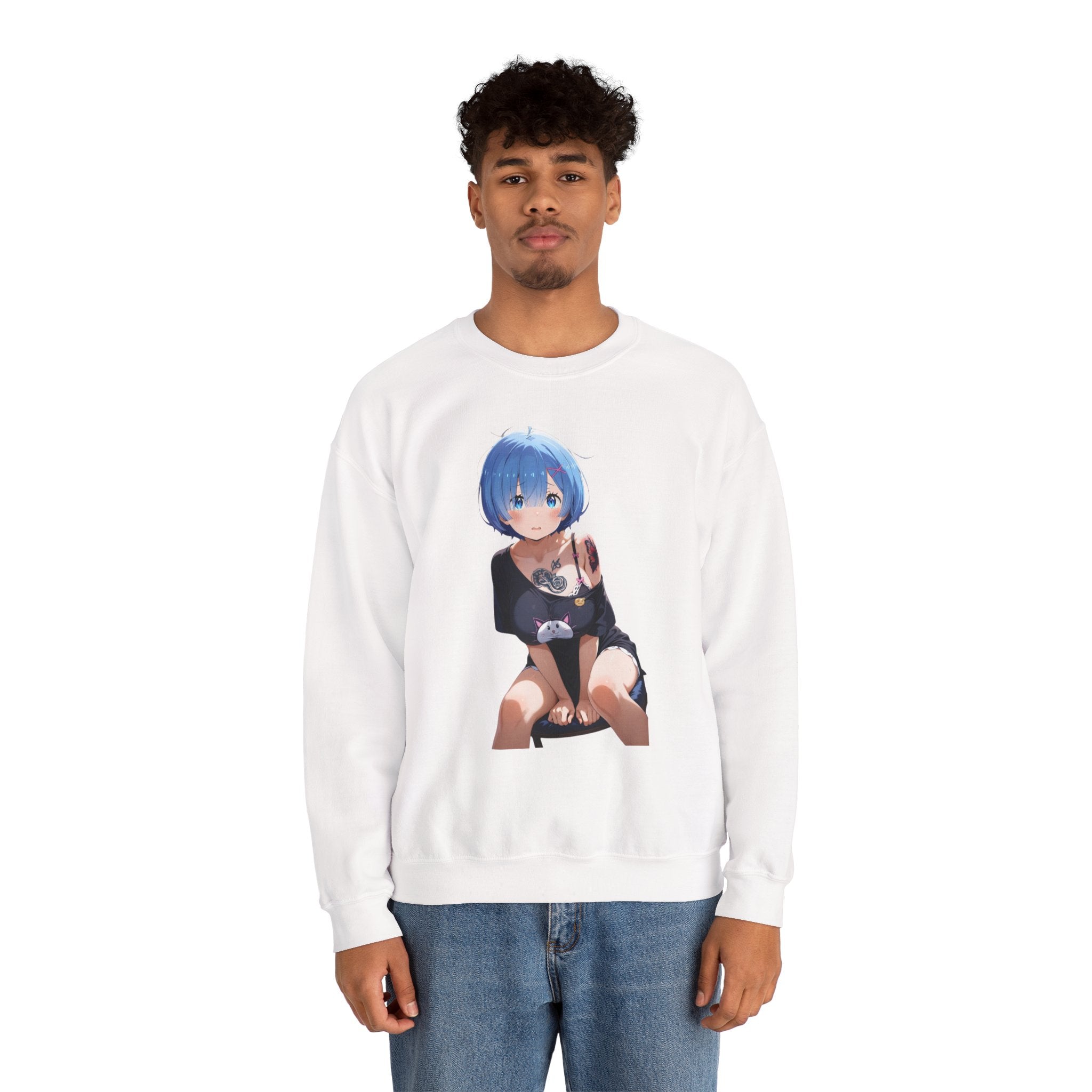 Sexy Rem Tattooed Unisex Heavy Blend™ Crewneck Sweatshirt