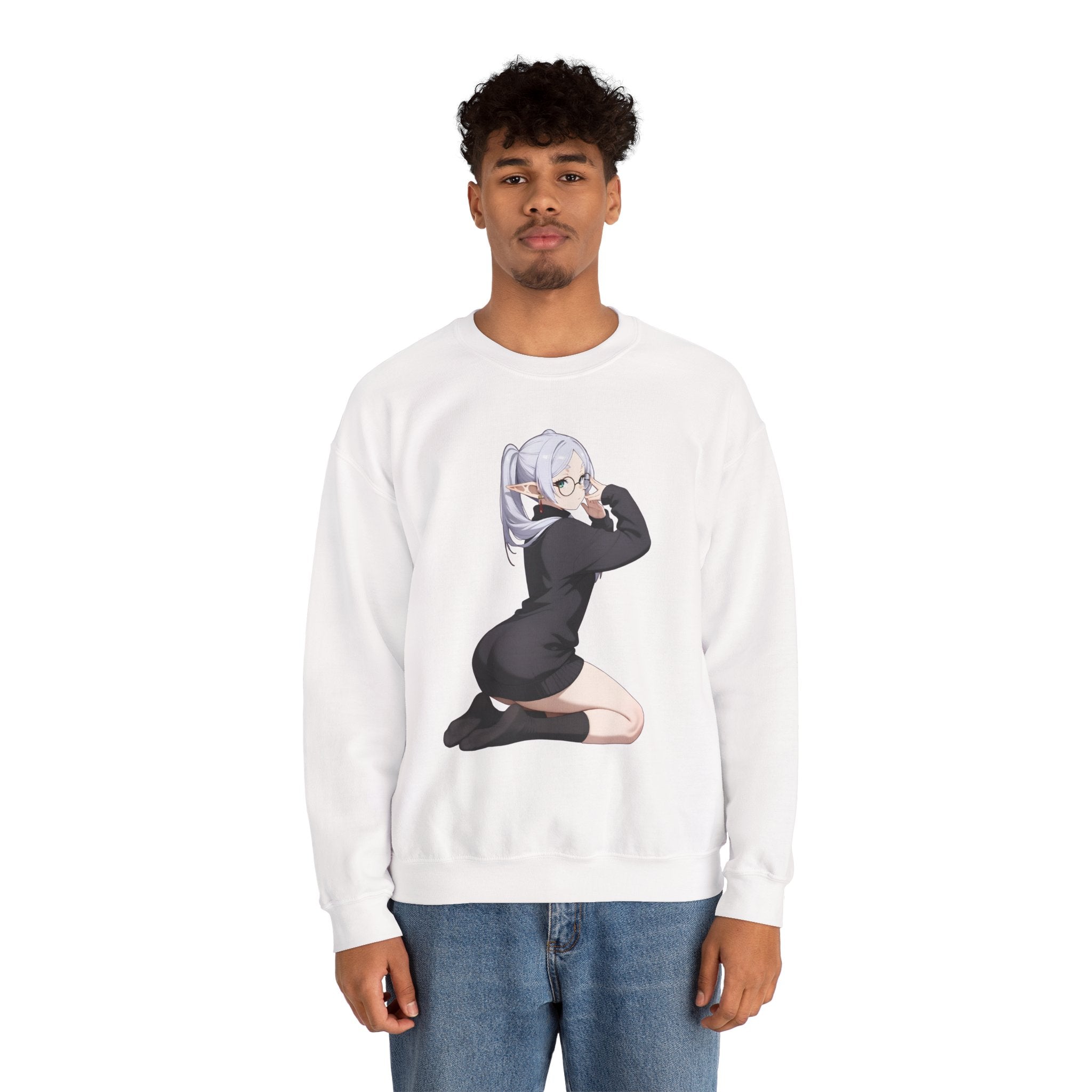 Cute Frieren Unisex Heavy Blend™ Crewneck Sweatshirt