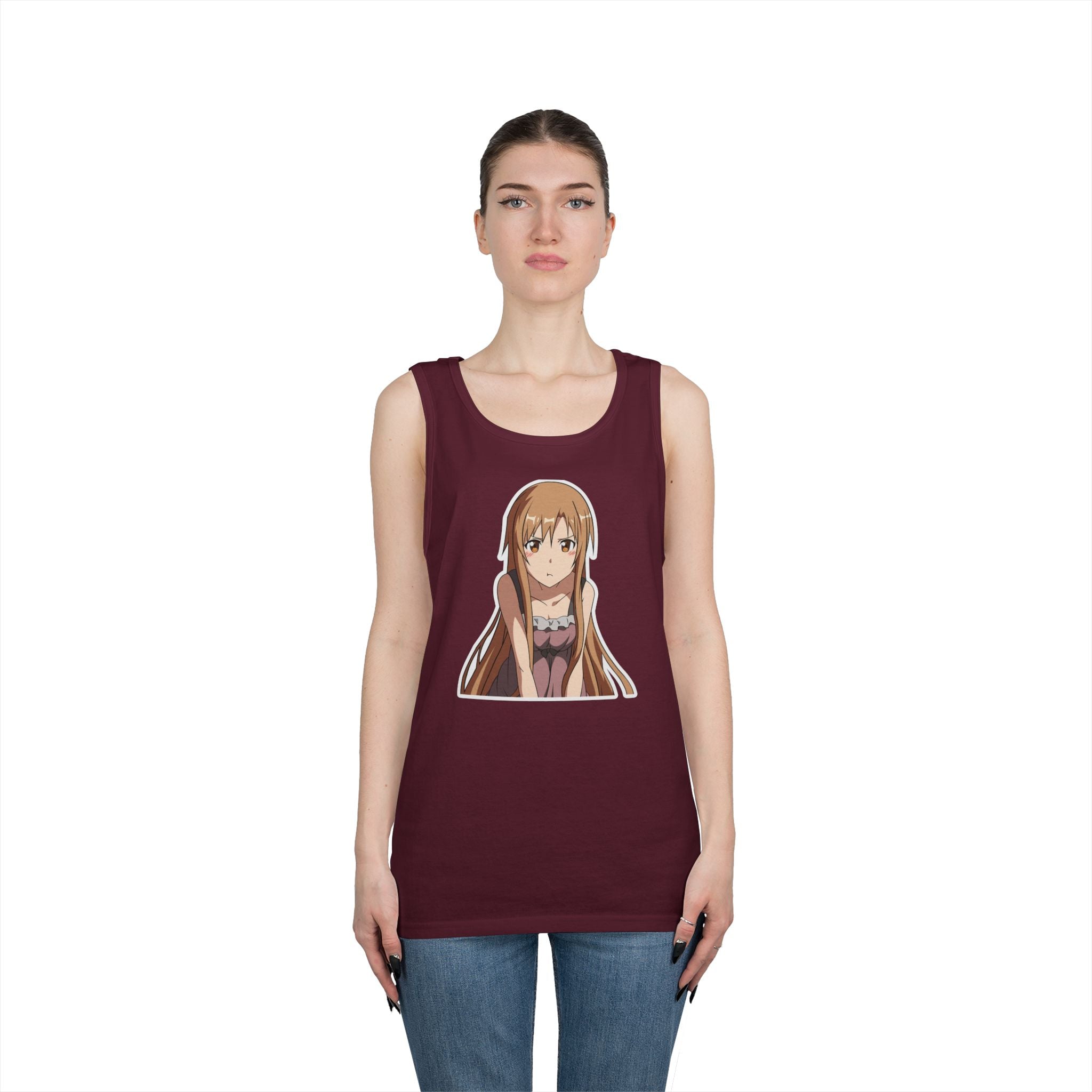 Asuna Yuuki Waifu Heavy Cotton Tank Top