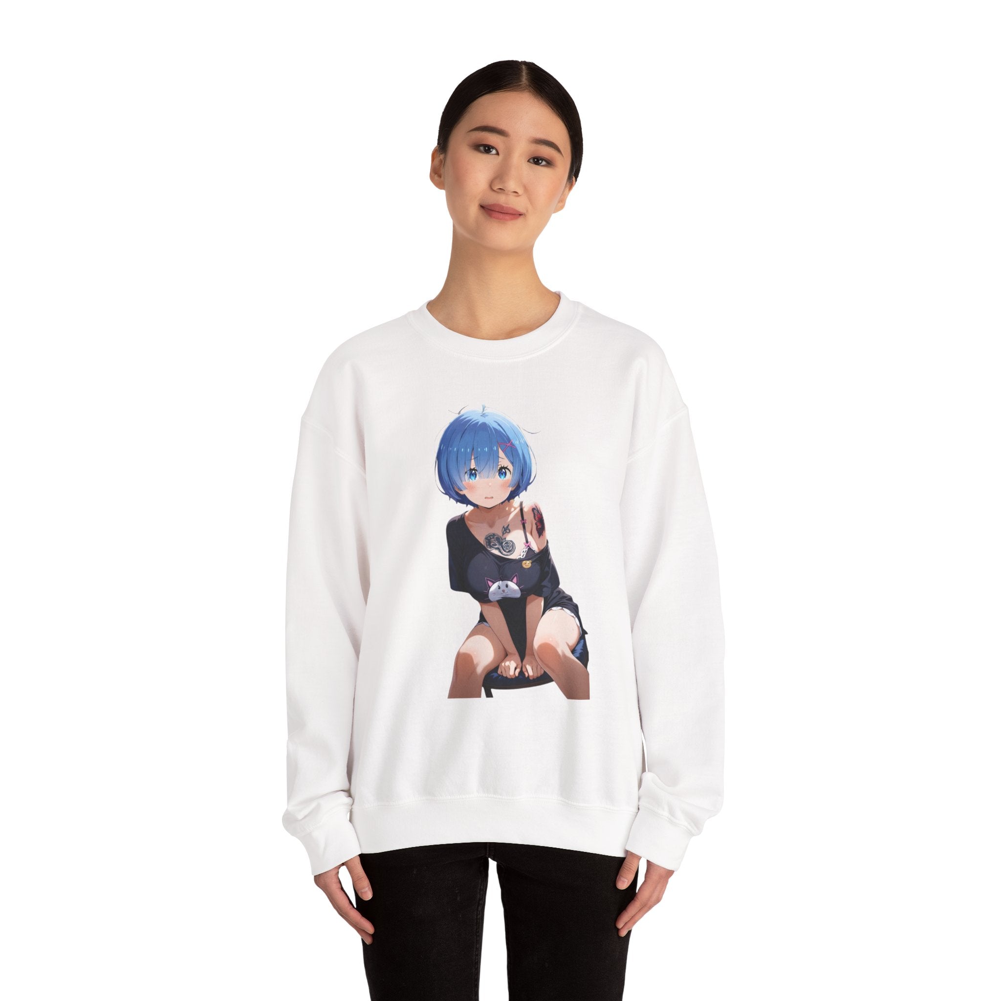 Sexy Rem Tattooed Unisex Heavy Blend™ Crewneck Sweatshirt