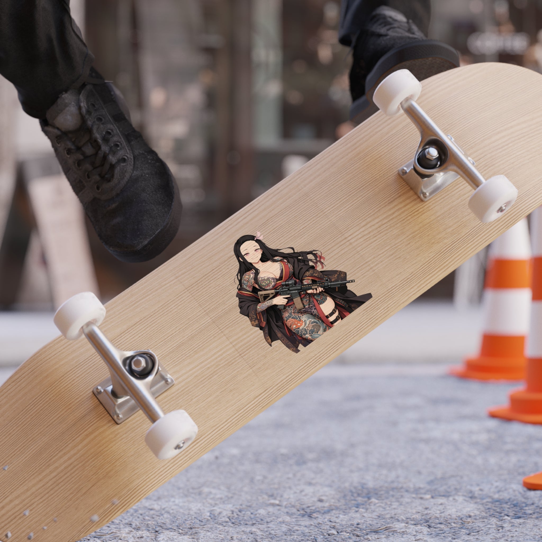 Nezuko Tactical Tattoo Sexy Waifu Sticker