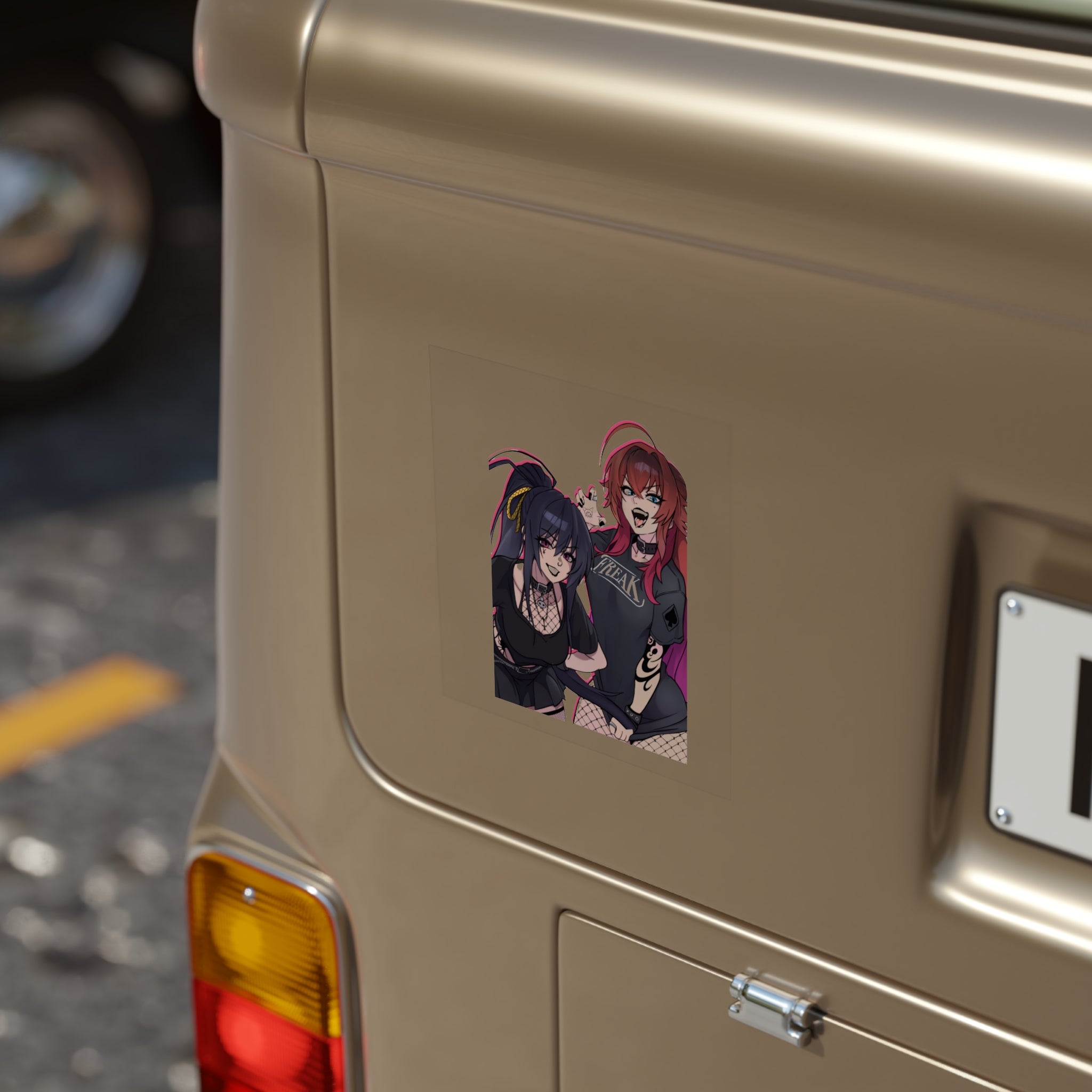 Goth Rias x Akeno Sticker