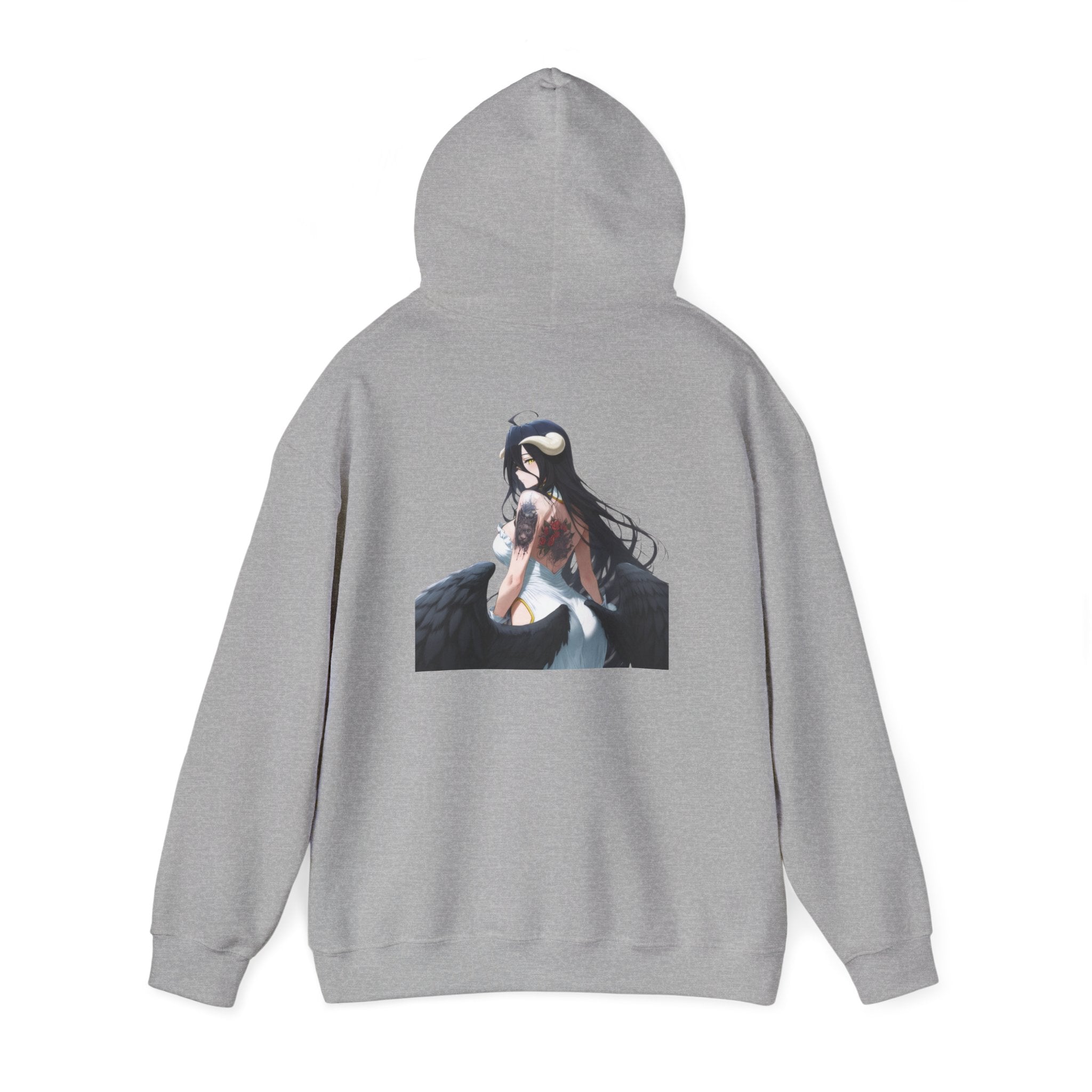 Gothic Albedo Overlord Waifu Unisex Heavy Blend™ Hooded Sweatshirt