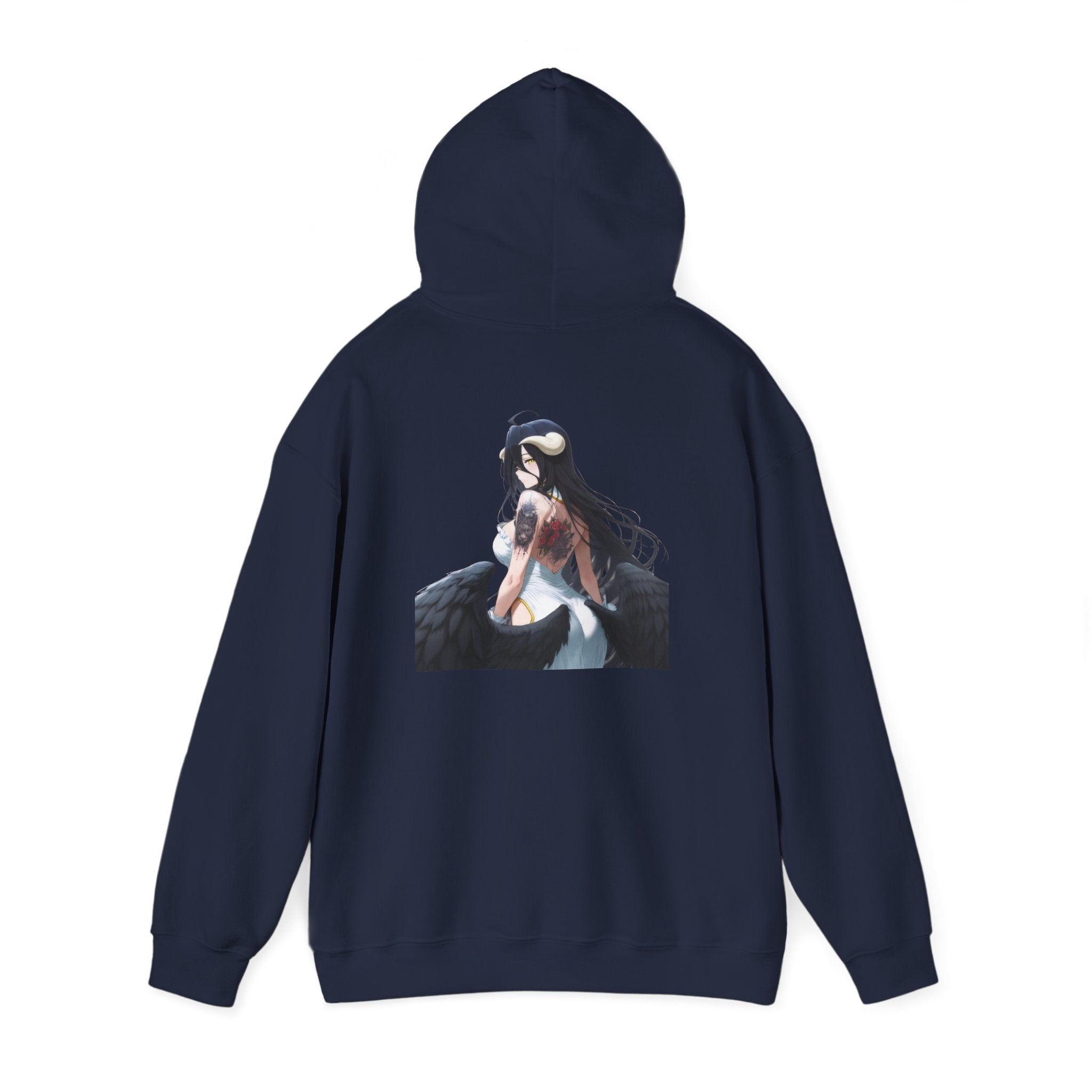Gothic Albedo Overlord Waifu Unisex Heavy Blend™ Hooded Sweatshirt