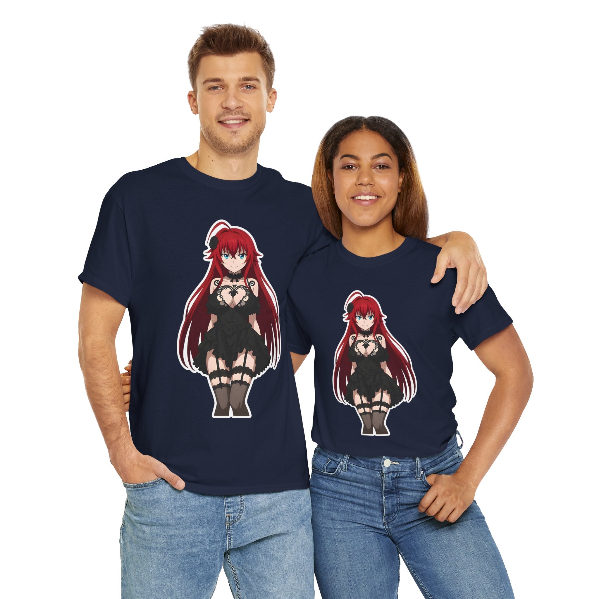 Rias Gremory Gothic Style Waifu Unisex Heavy Cotton Tee