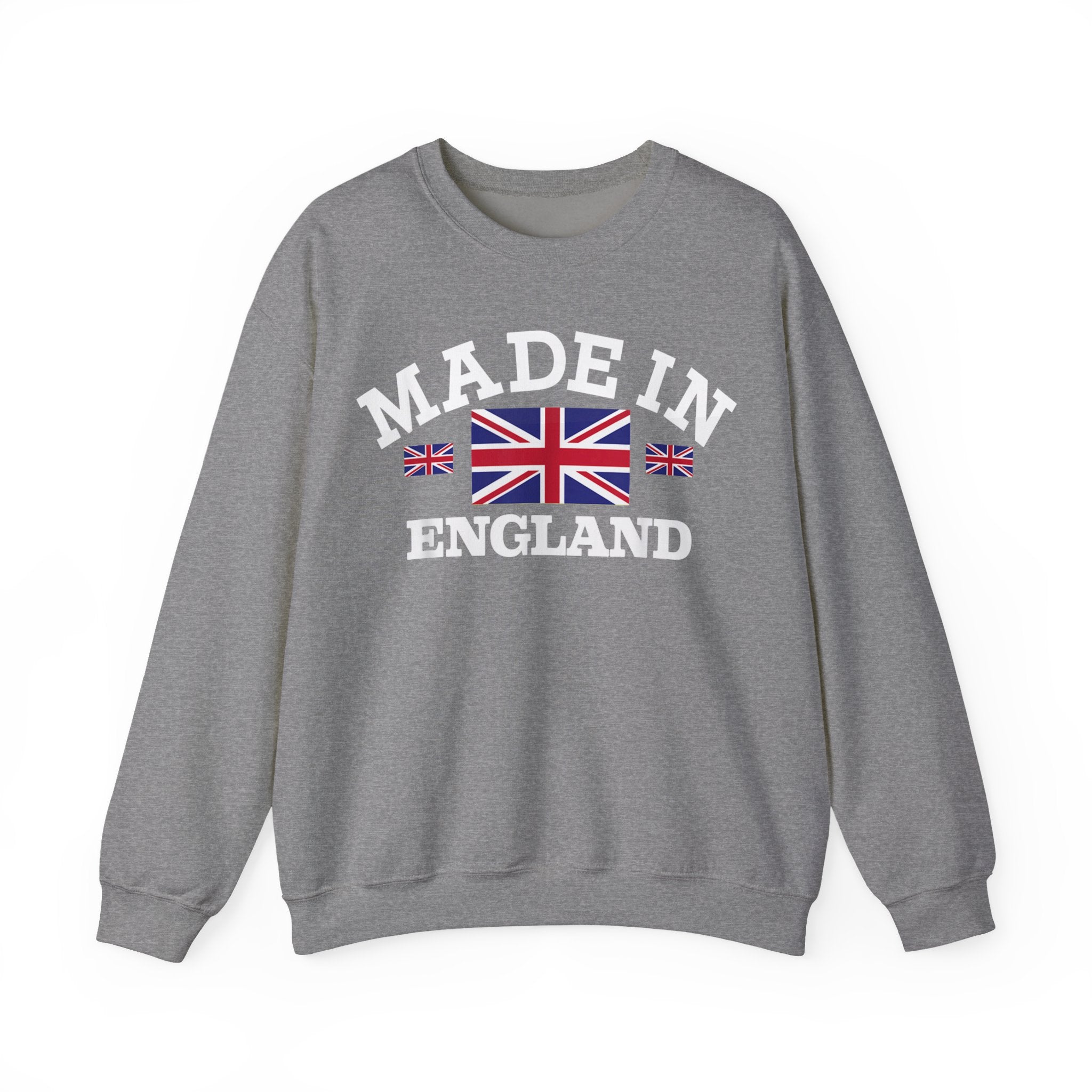 Made in England British Flag Union Jack Unisex Heavy Blend™ Crewneck Sweatshirt