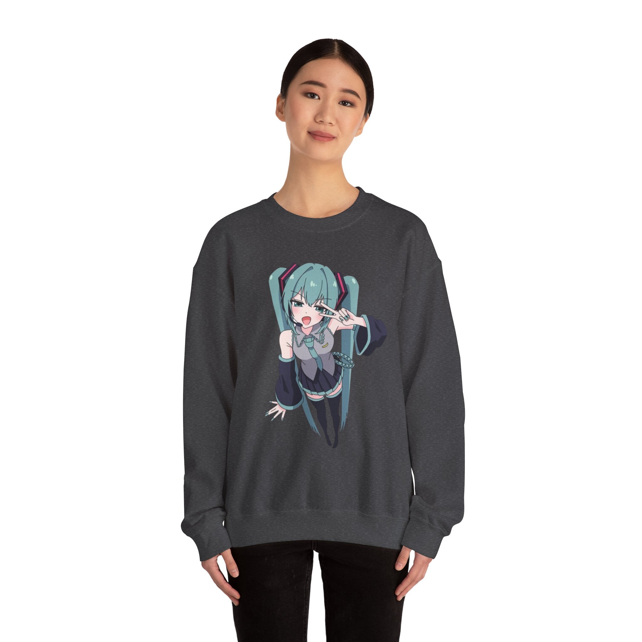 Hatsune Miku Unisex Heavy Blend™ Crewneck Sweatshirt
