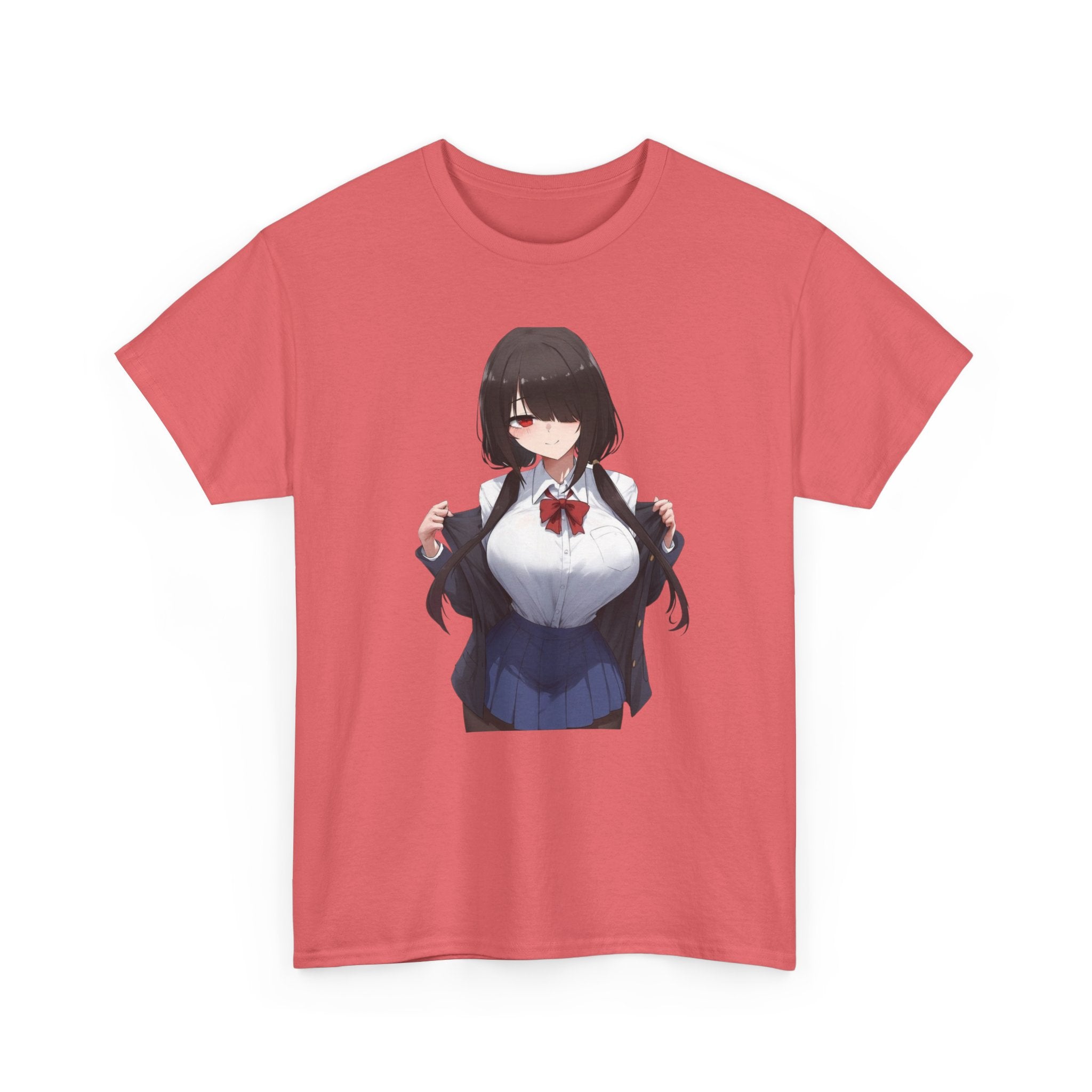 Tokisaki Kurum Schoolgirl Gothic Seductive Unisex Heavy Cotton Tee