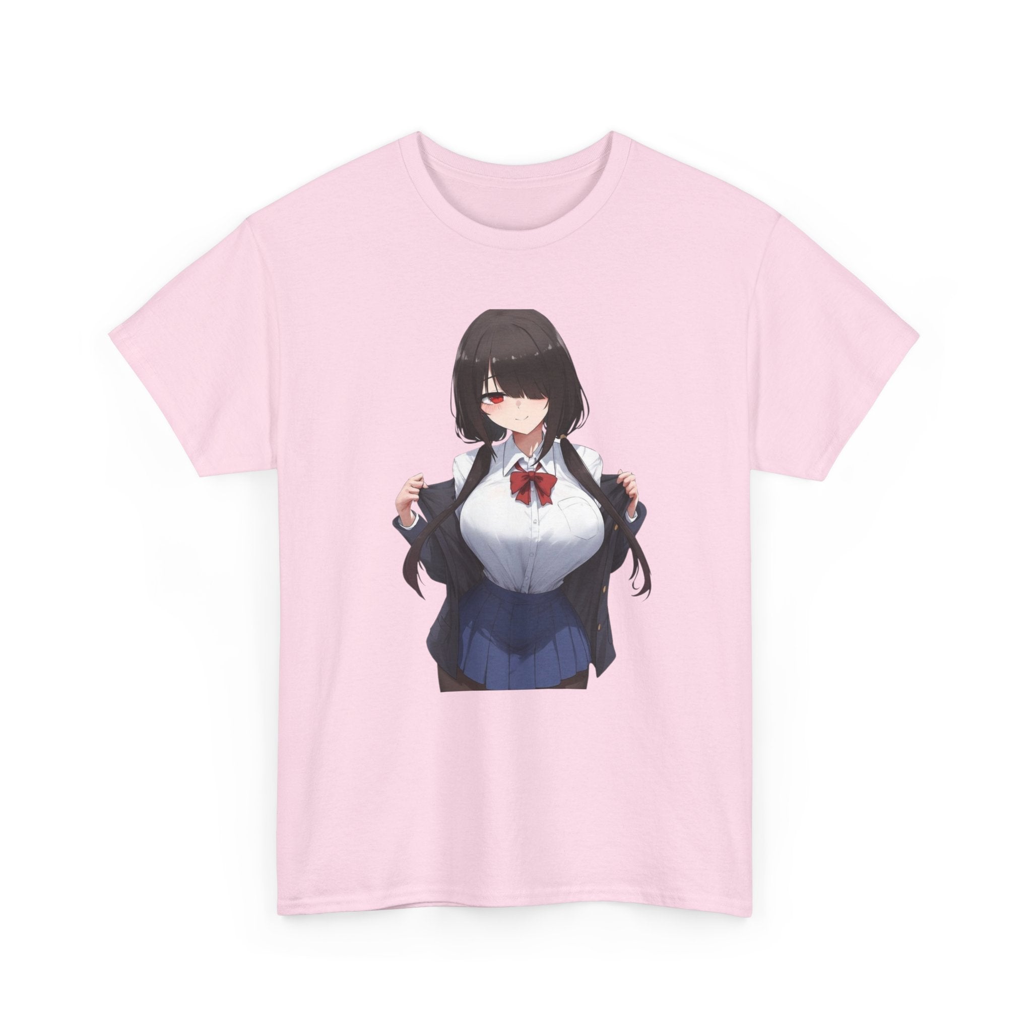 Tokisaki Kurum Schoolgirl Gothic Seductive Unisex Heavy Cotton Tee