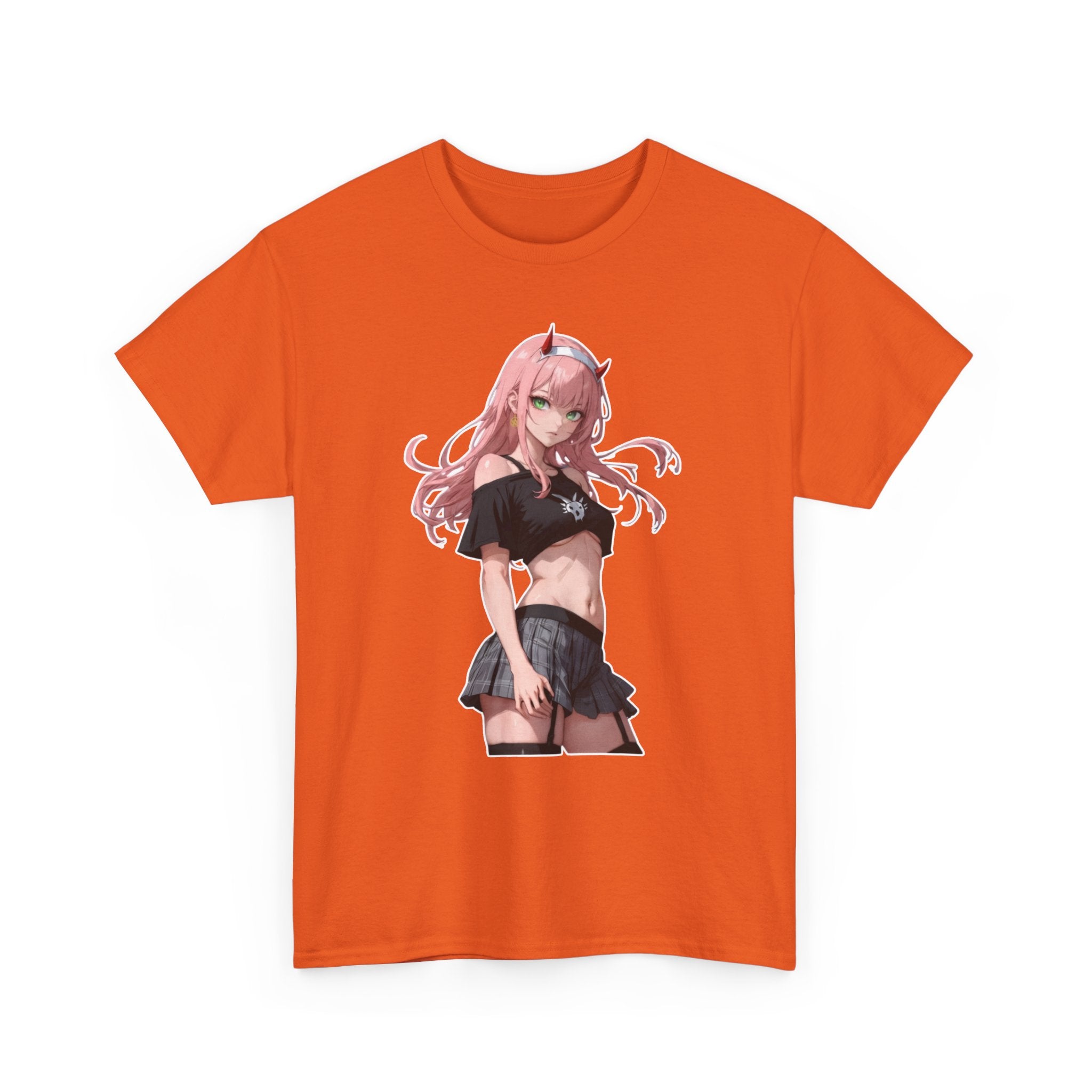 Zero Two Streetwear Style Unisex Heavy Cotton Tee