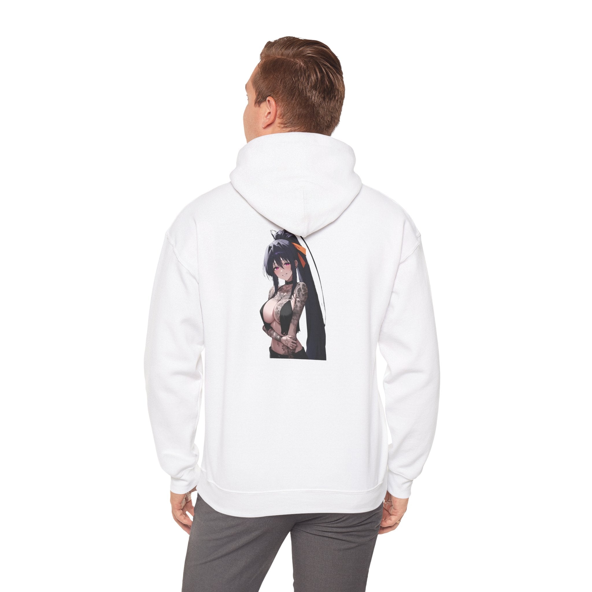Akeno Himejima Gothic Tattooed Unisex Heavy Blend™ Hooded Sweatshirt