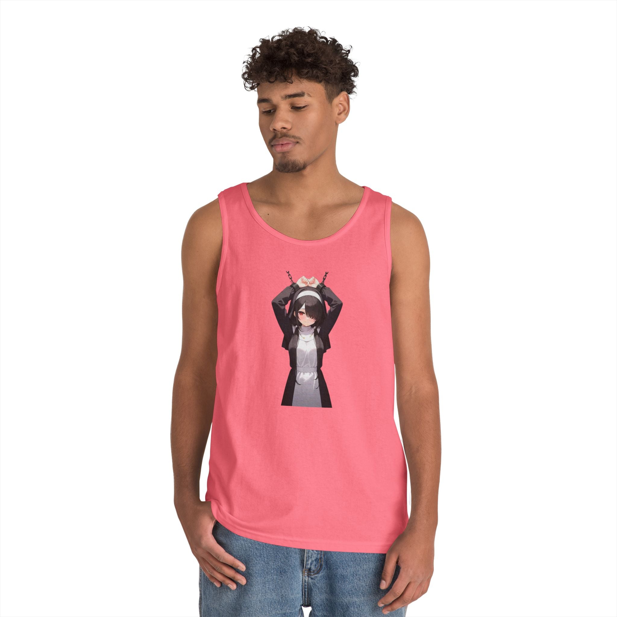 Tokisaki Kurum Nun Gothic Anime Heavy Cotton Tank Top