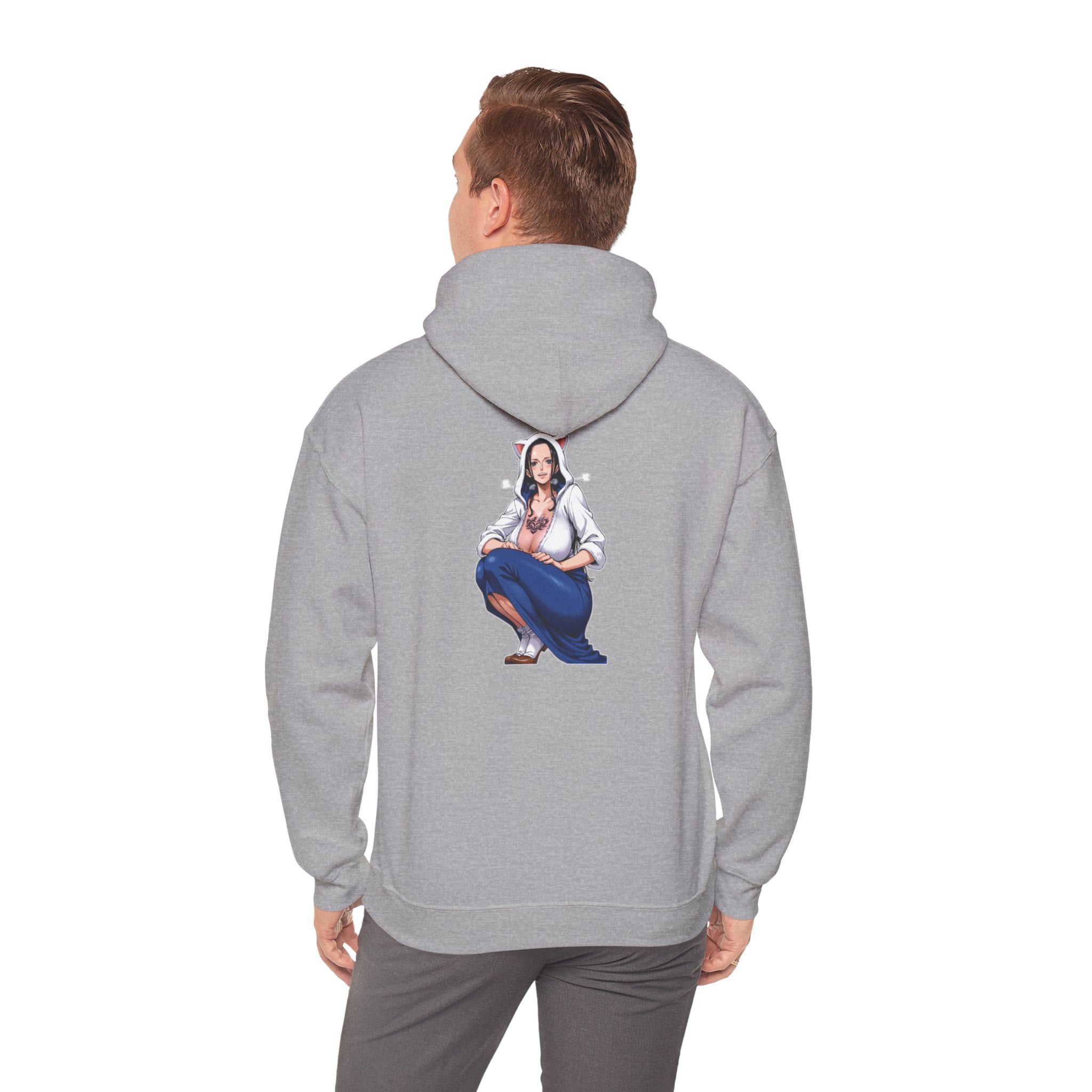 Nico Robin Catgirl Casual Anime Unisex Heavy Blend™ Hooded Sweatshirt