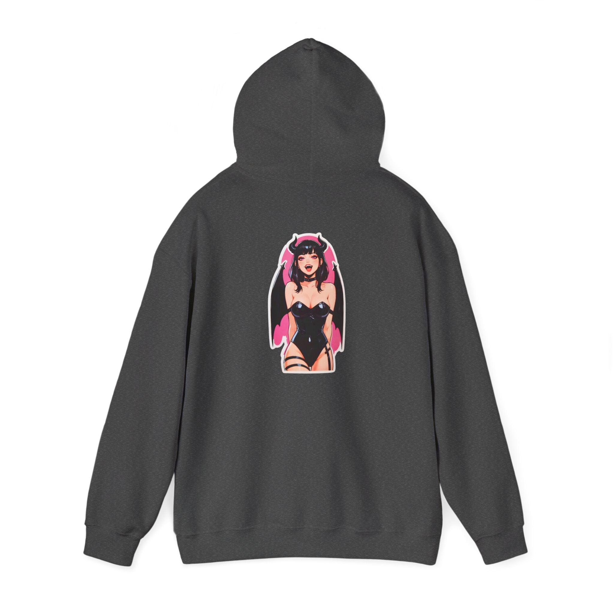 Succubus Ahegao Dark Gothic Unisex Heavy Blend™ Hooded Sweatshirt