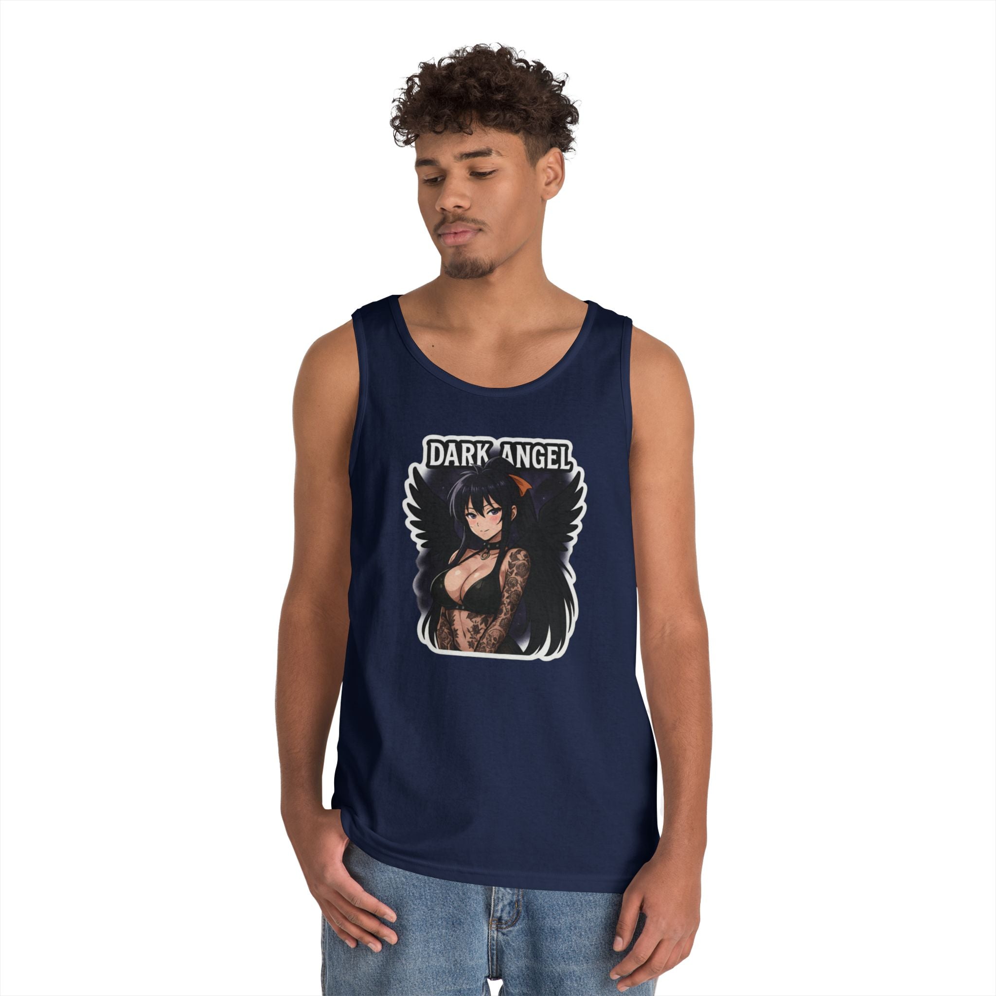 Akeno Himejima Dark Angel Heavy Cotton Tank Top