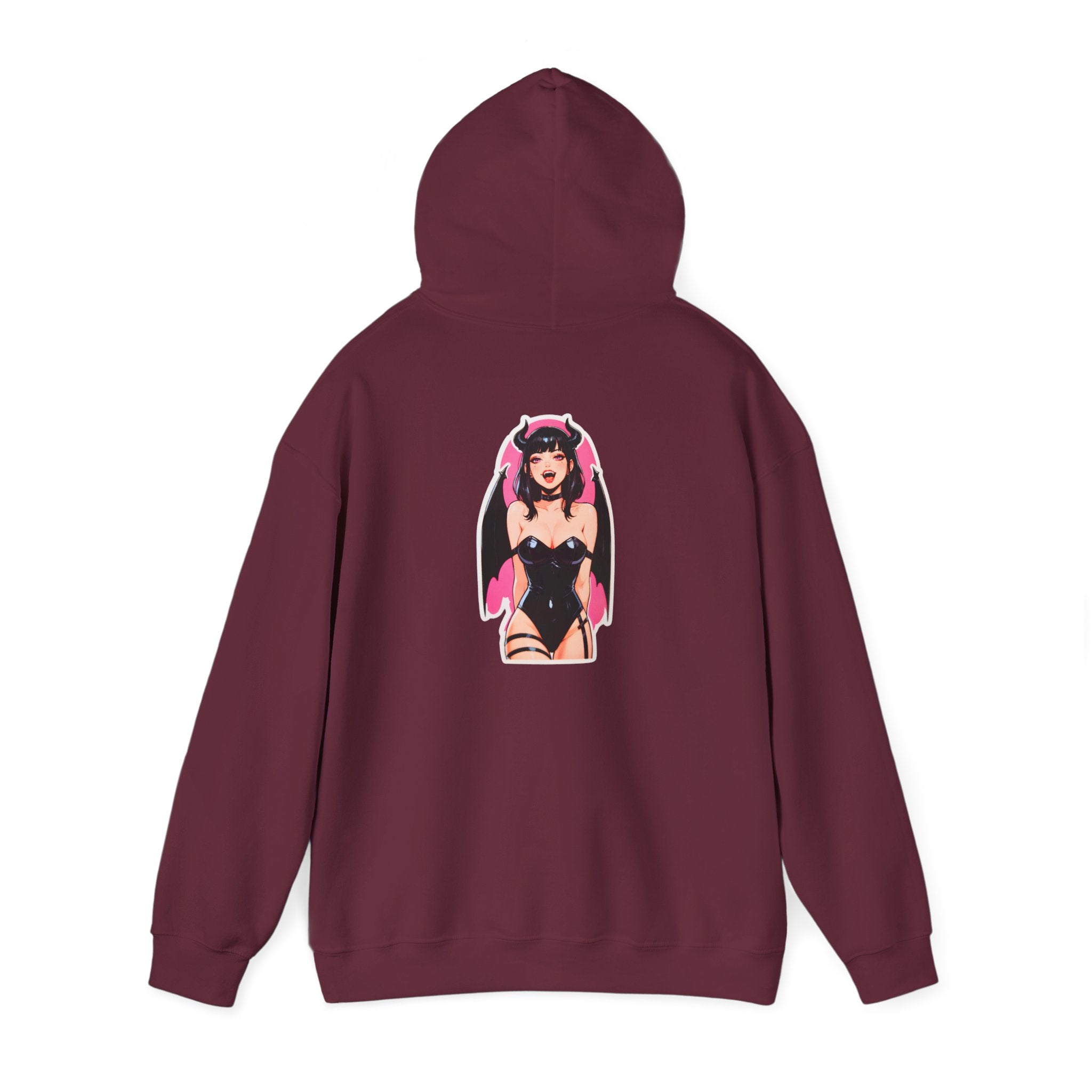 Succubus Ahegao Dark Gothic Unisex Heavy Blend™ Hooded Sweatshirt