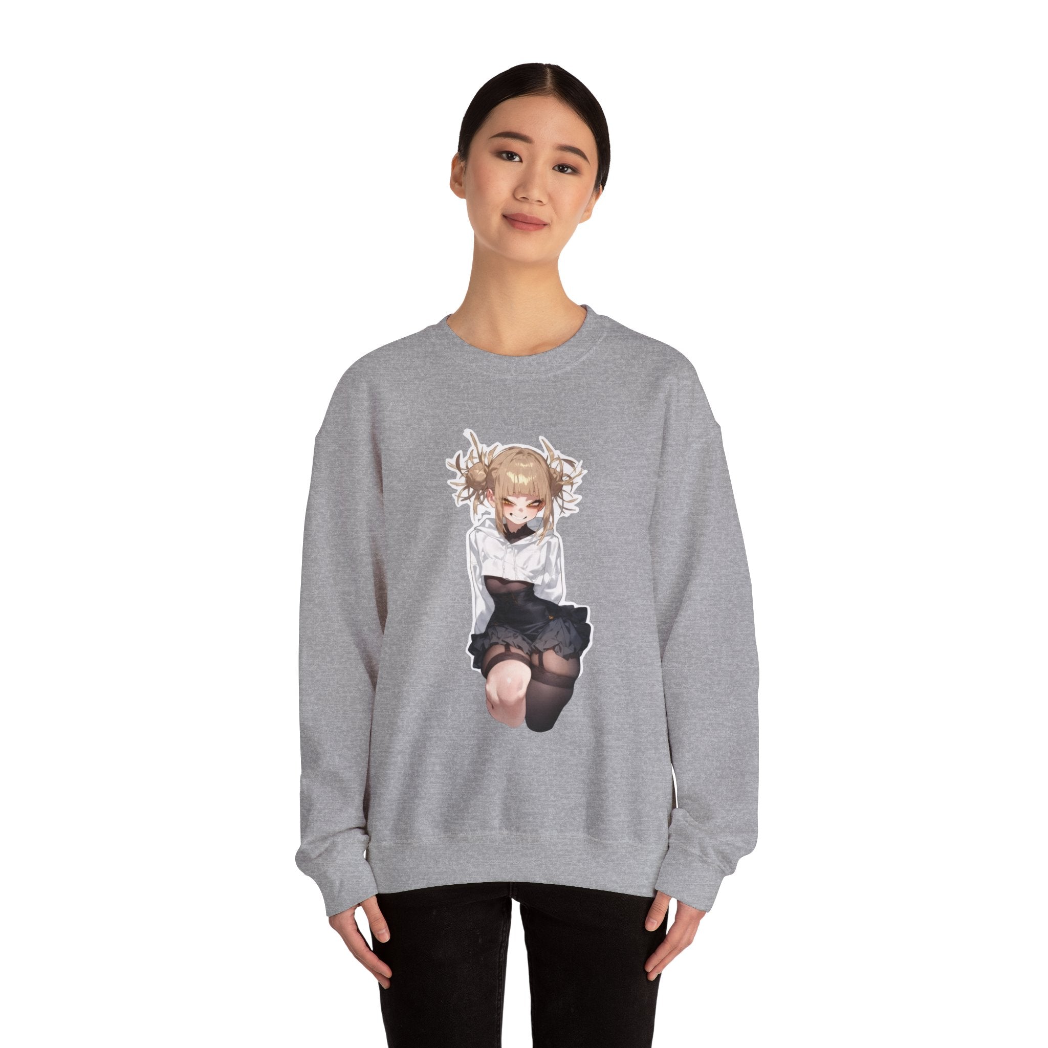 Himiko Toga Crazy Aesthetic Unisex Heavy Blend™ Crewneck Sweatshirt
