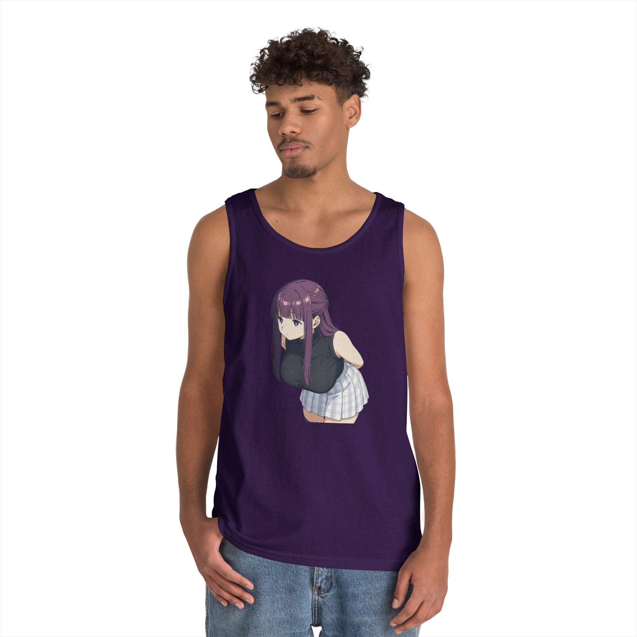 Fern Anime Heavy Cotton Tank Top