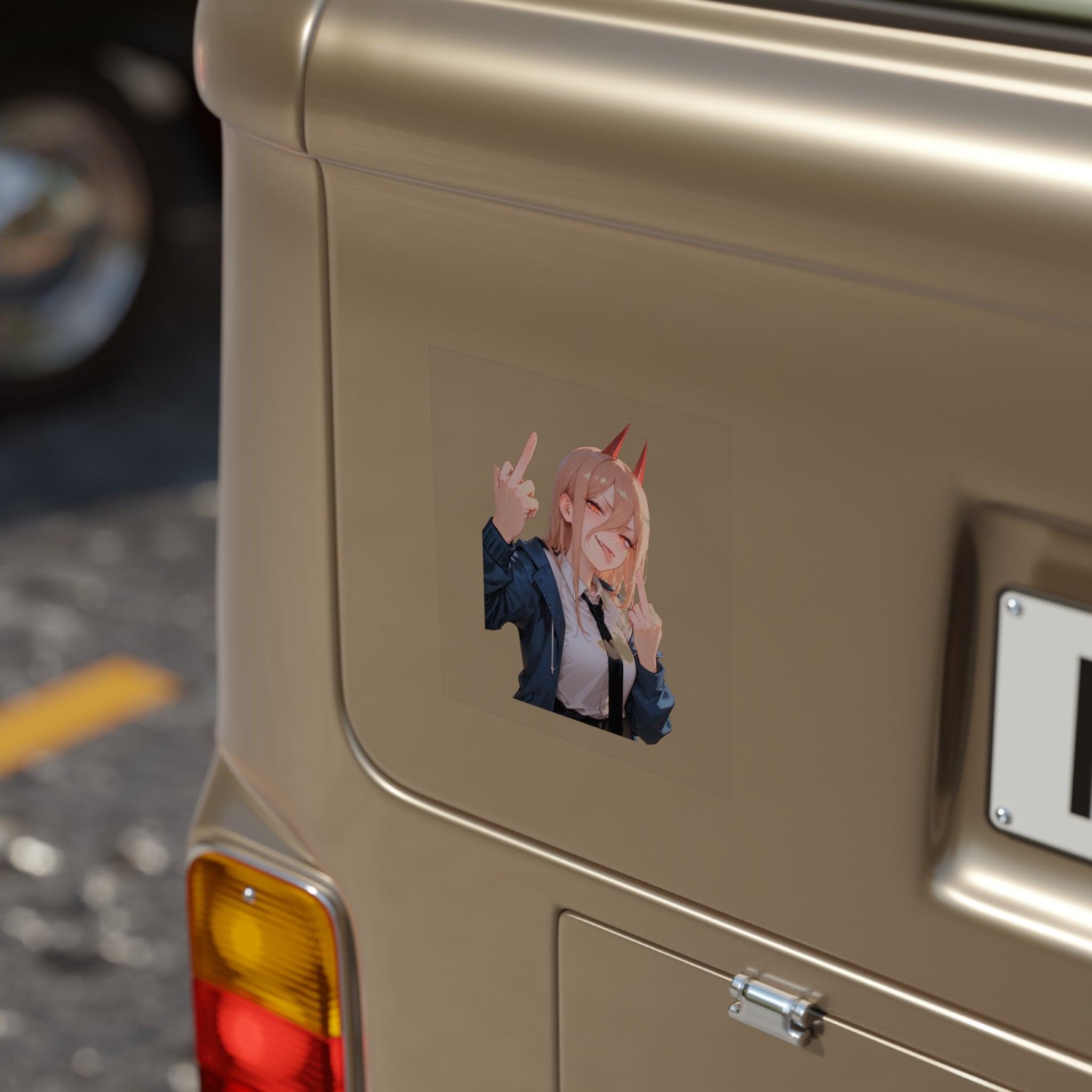 Power Provocative Waifu Sticker