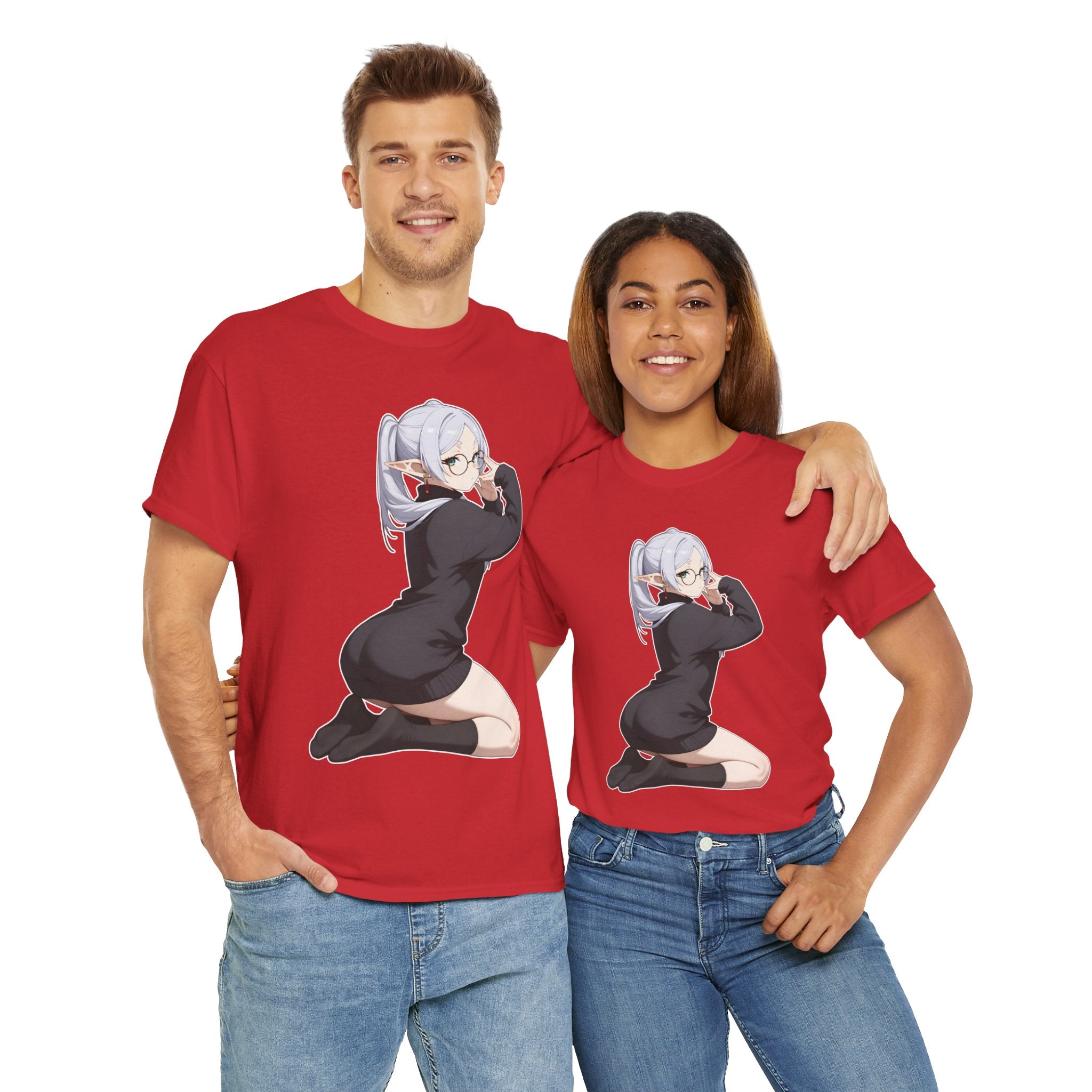 Cute Frieren Unisex Heavy Cotton Tee