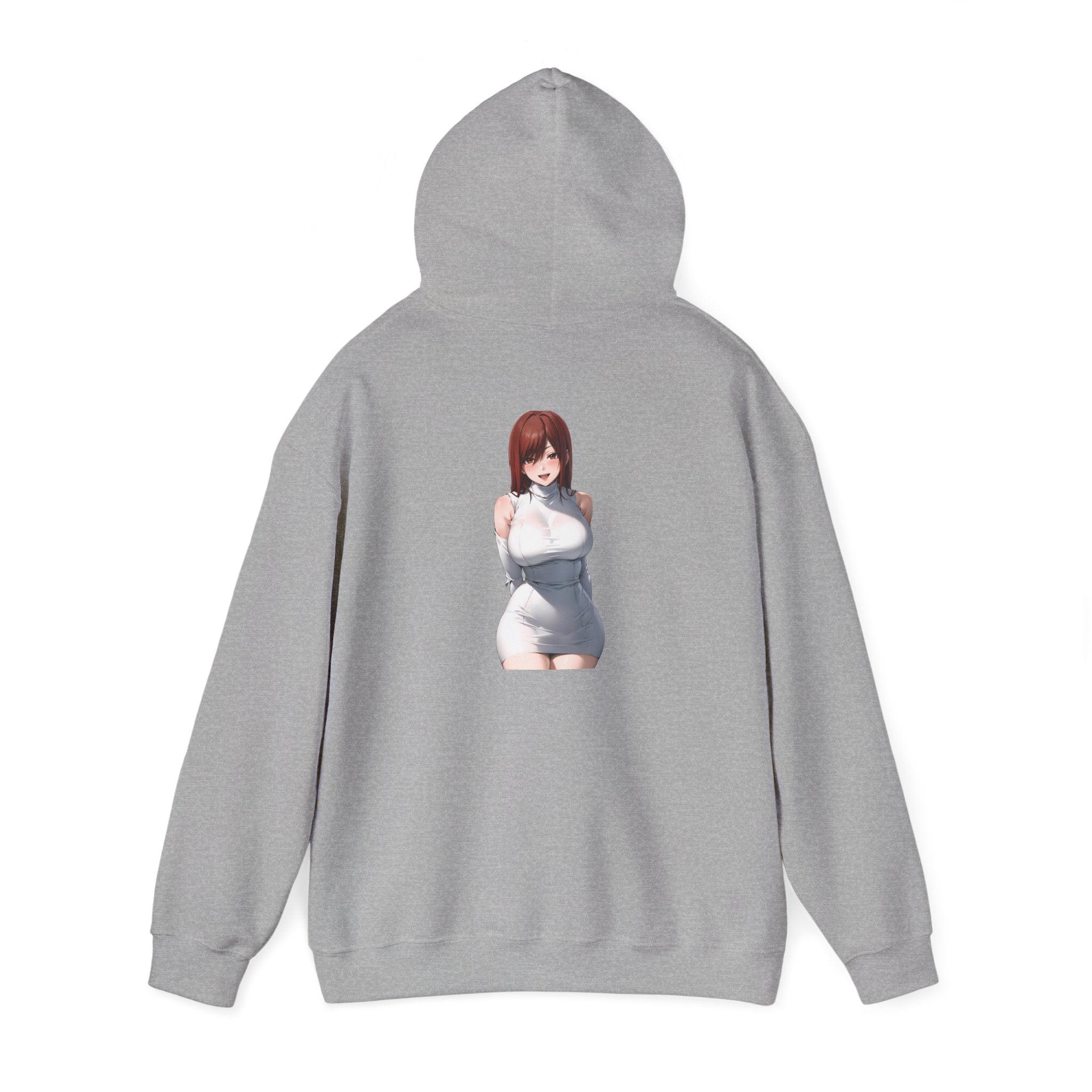 Ezra Scarlet Charming White Dress Anime Unisex Heavy Blend™ Hooded Sweatshirt