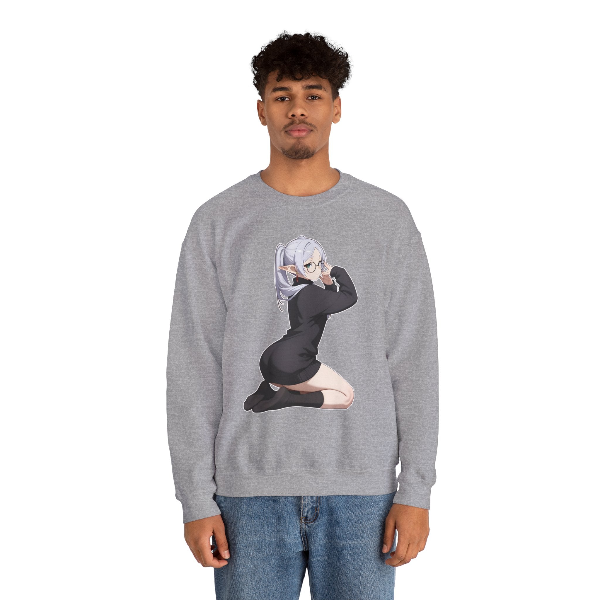 Cute Frieren Unisex Heavy Blend™ Crewneck Sweatshirt