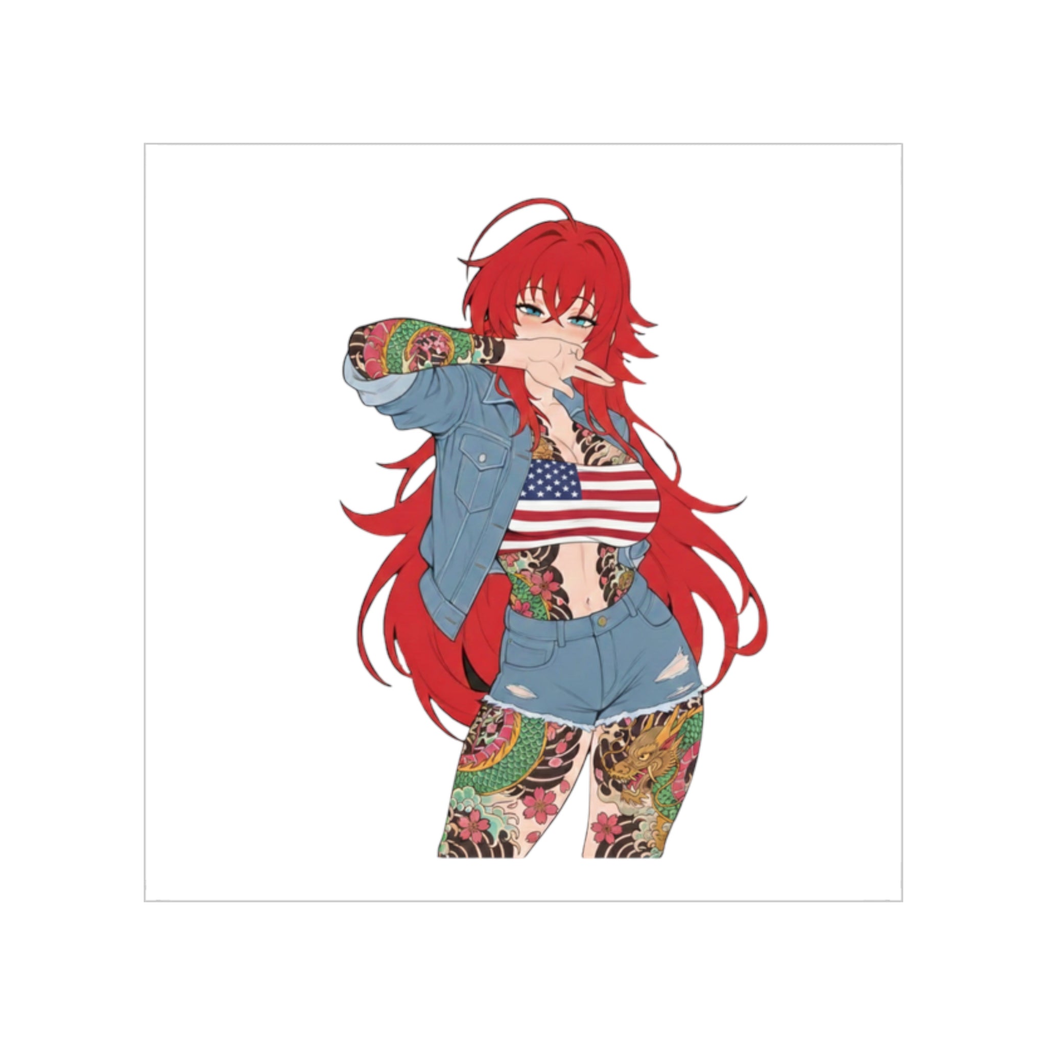 Rias Cansual Waifu Sticker