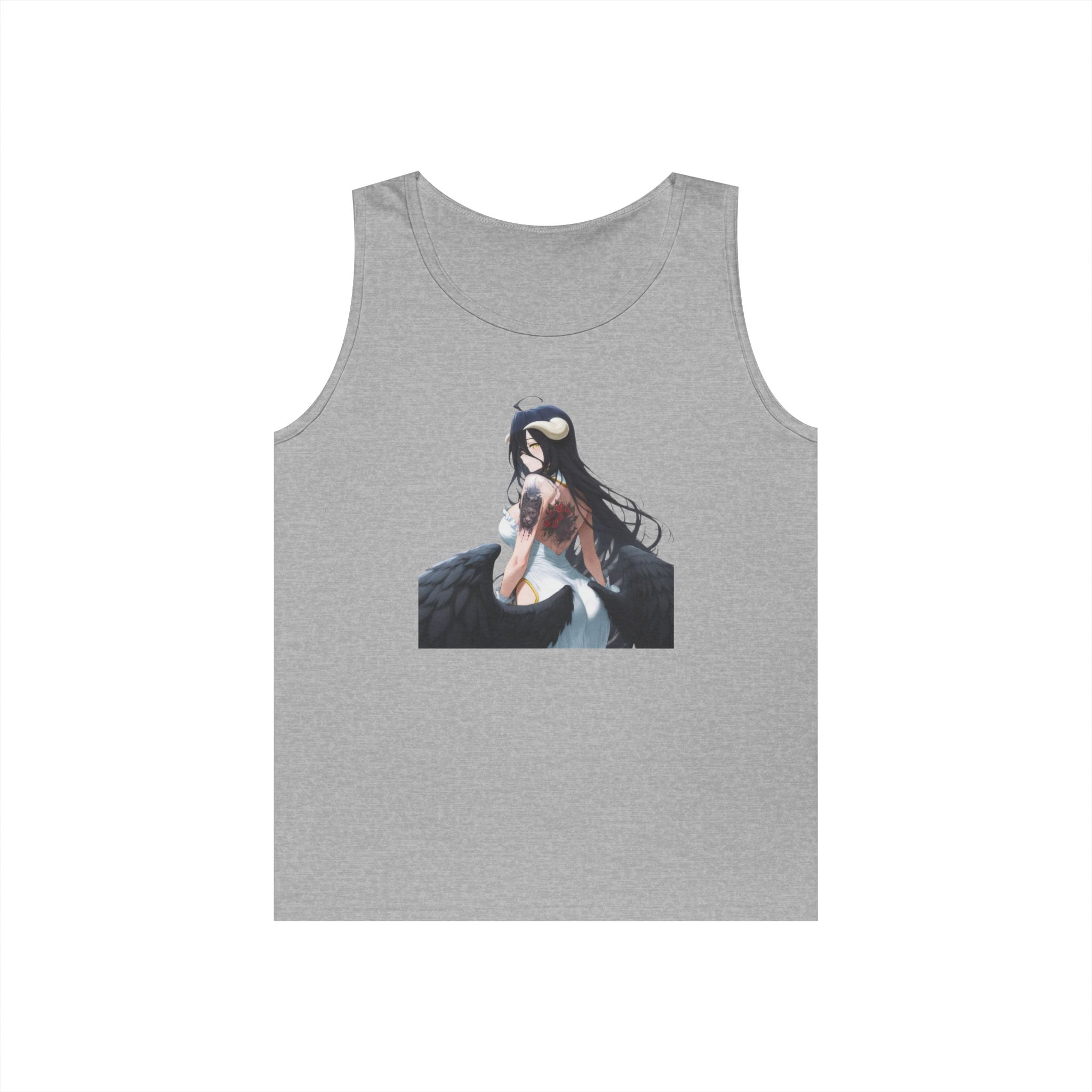 Gothic Albedo Overlord Waifu Heavy Cotton Tank Top