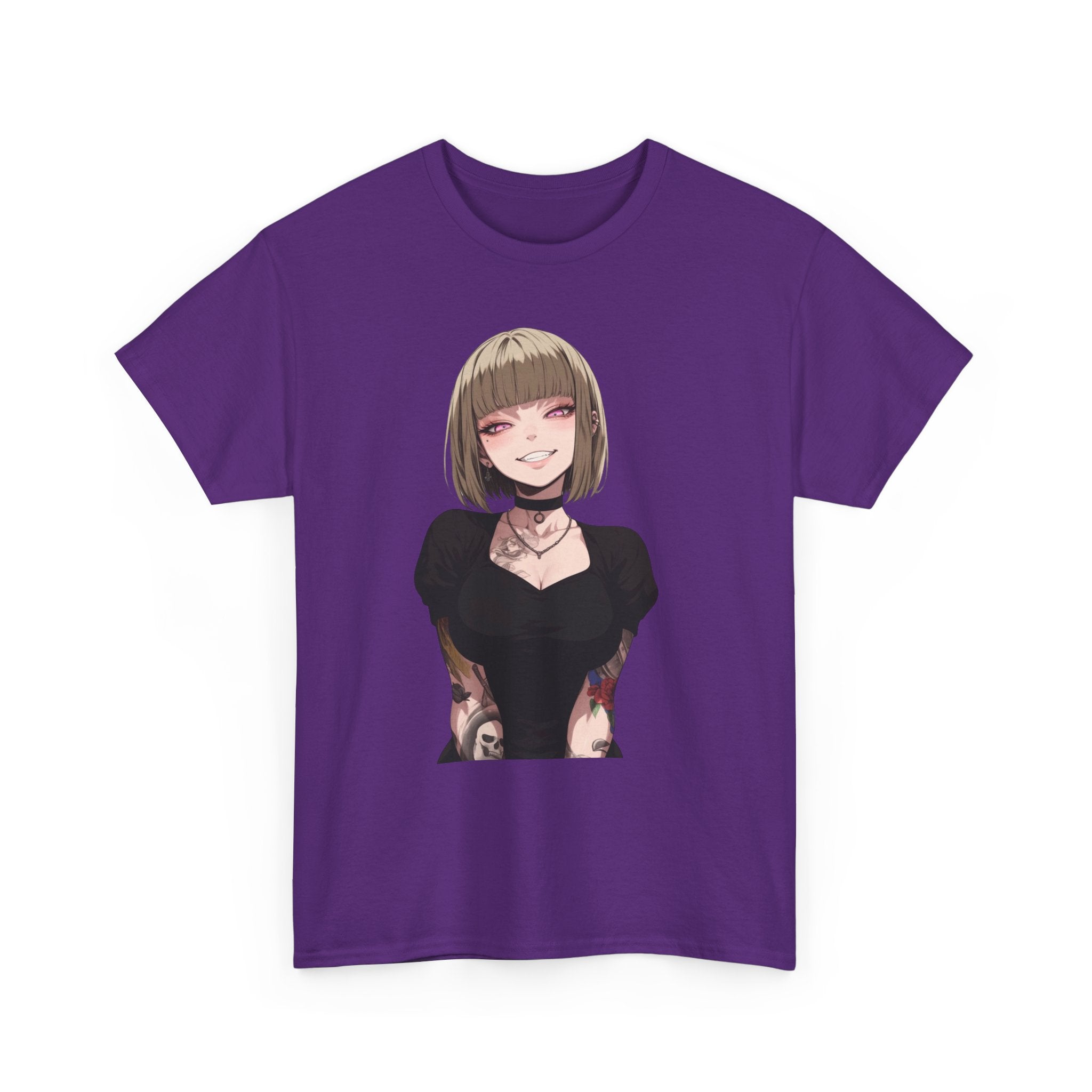 Sexy Style Himiko Toga Skull Tattooed Unisex Heavy Cotton Tee