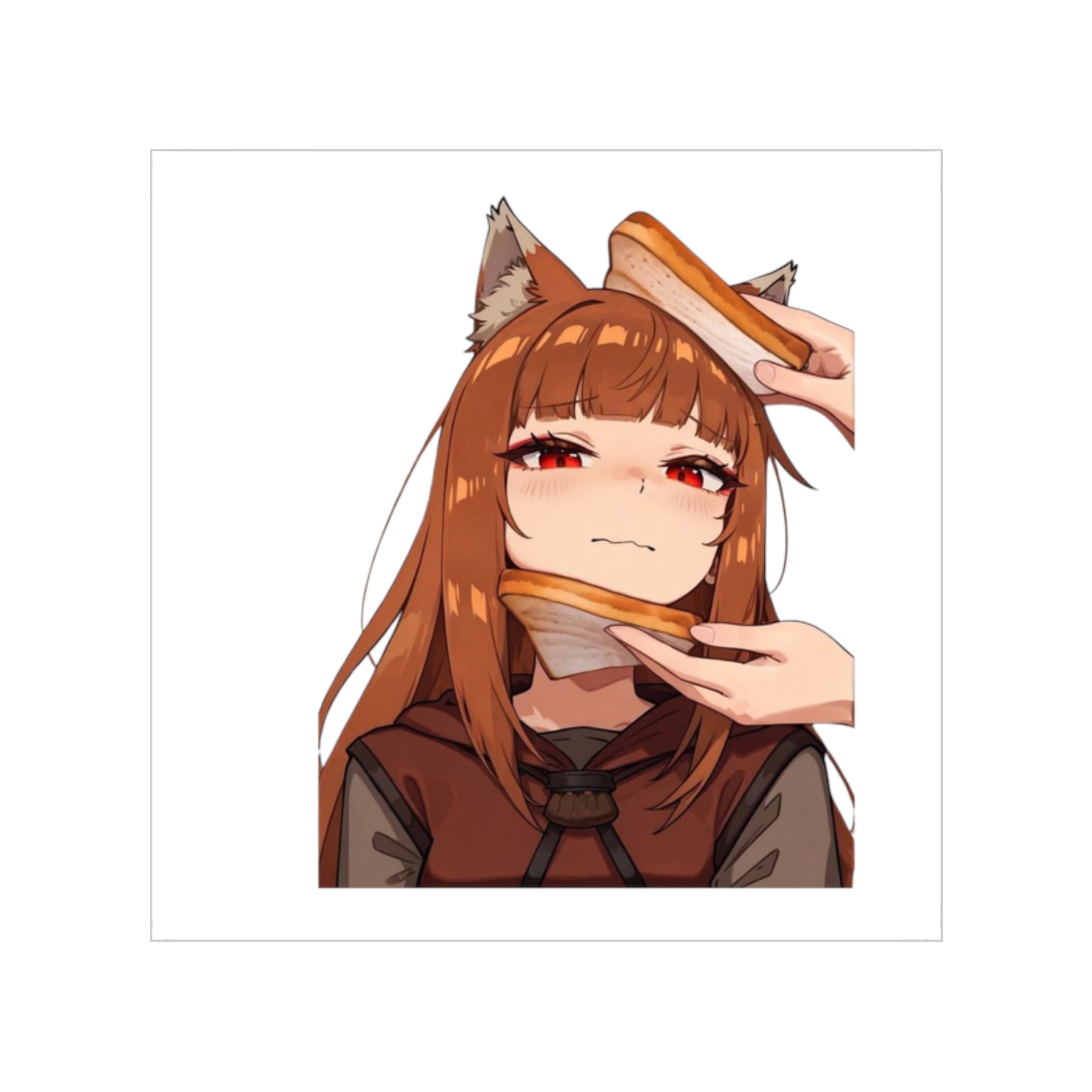 Bread Sandwich Holo Meme Sticker