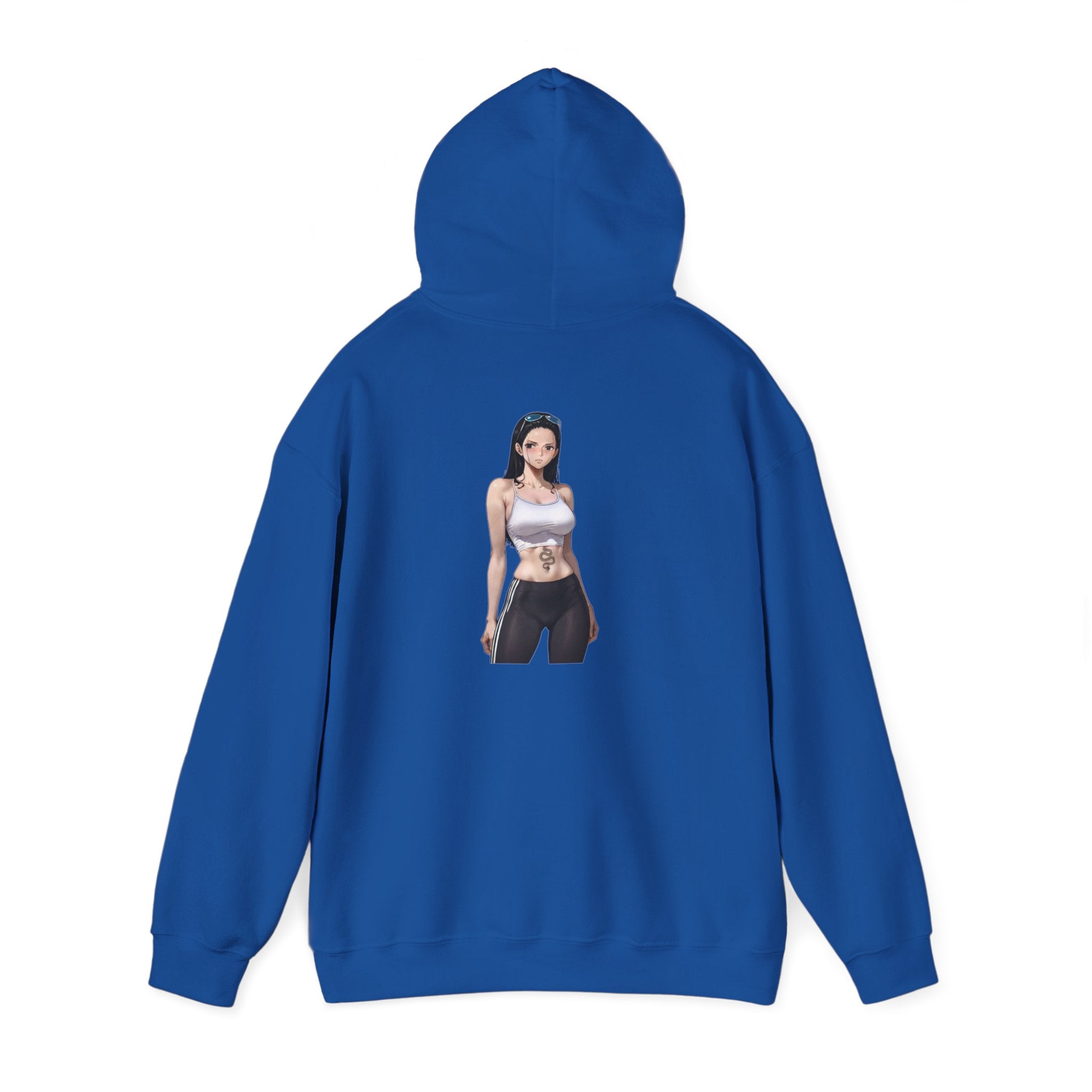 Nico Robin Sporty Snake Tattoo Anime Unisex Heavy Blend™ Hooded Sweatshirt