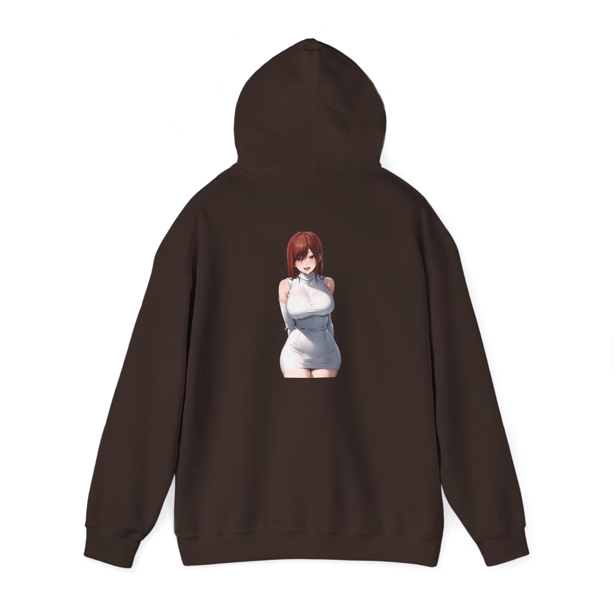 Ezra Scarlet Charming White Dress Anime Unisex Heavy Blend™ Hooded Sweatshirt