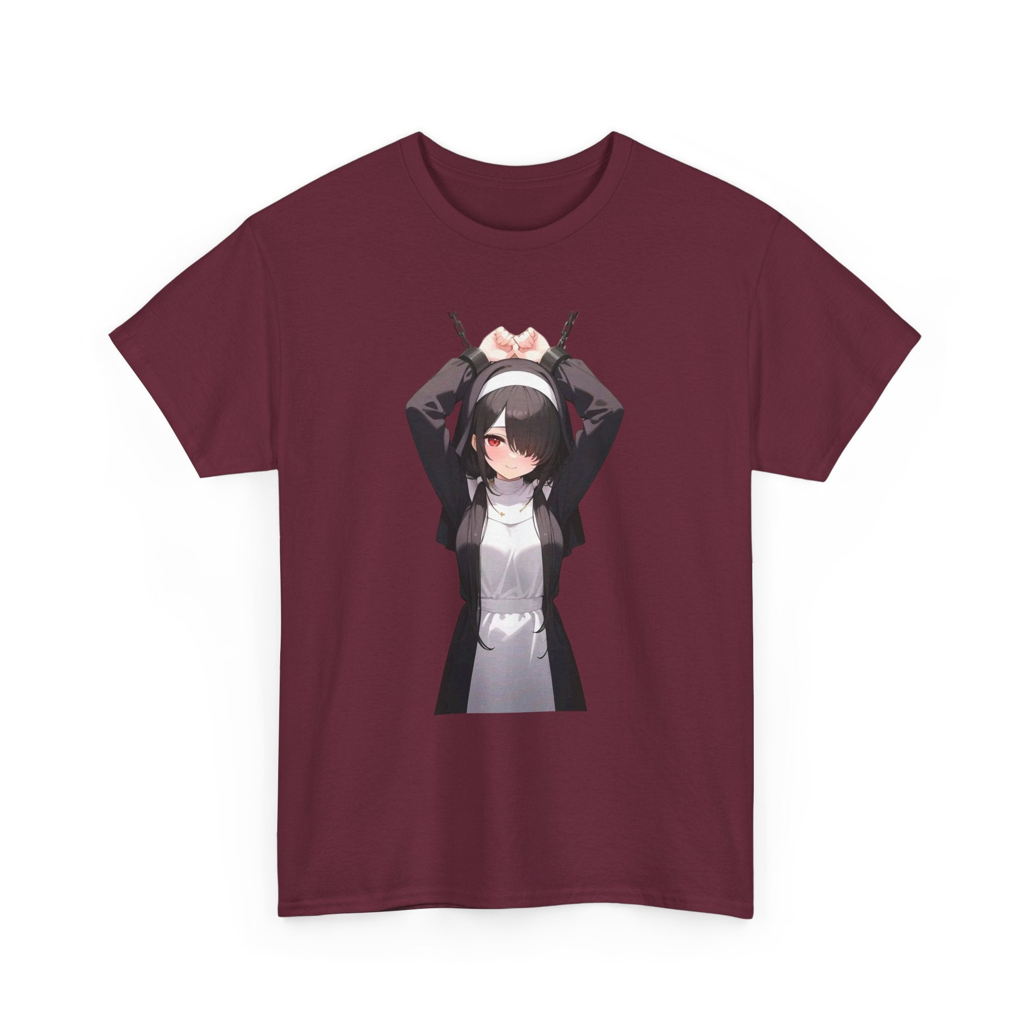 Tokisaki Kurum Nun Gothic Anime Heavy Cotton Tee
