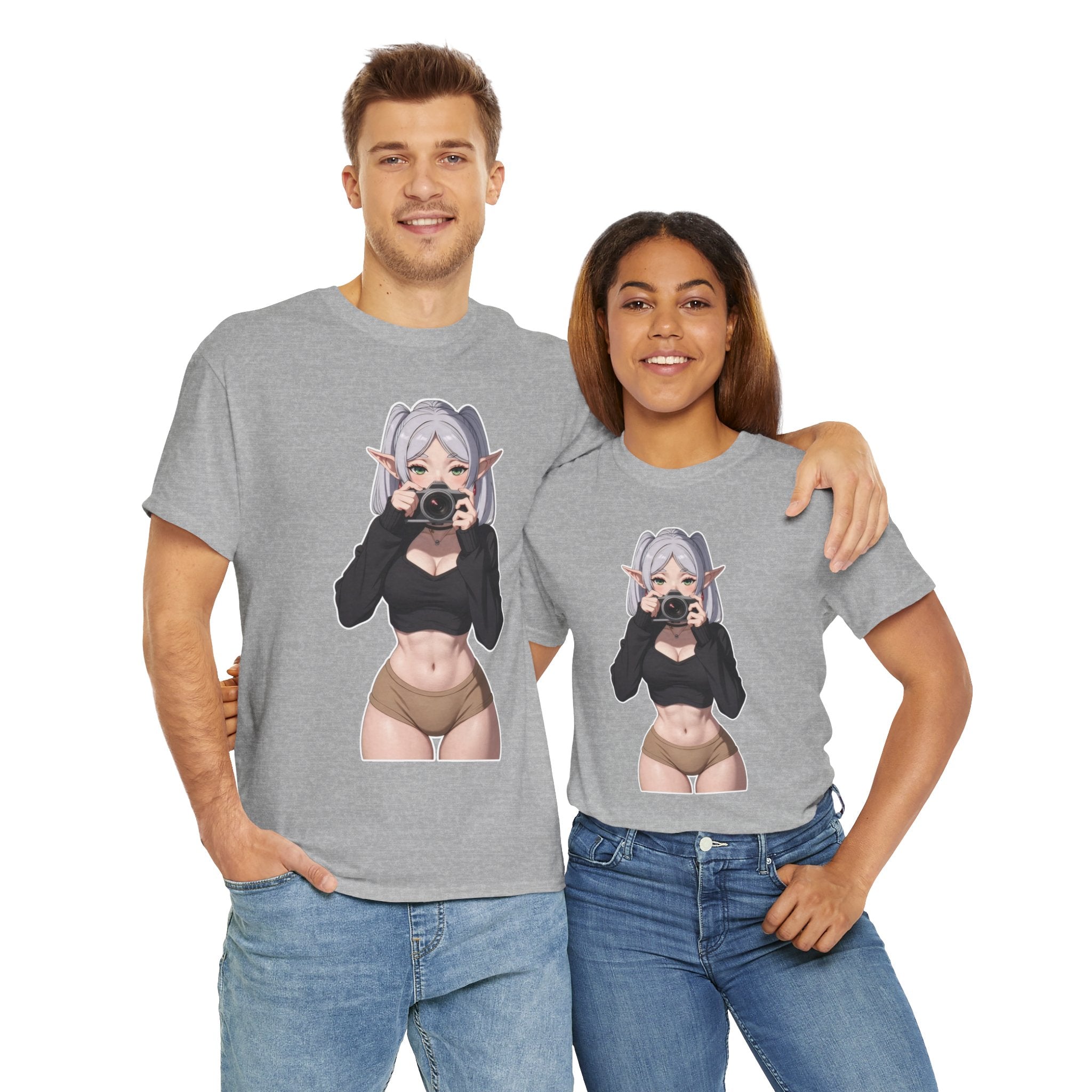 Frieren Cute Unisex Heavy Cotton Tee