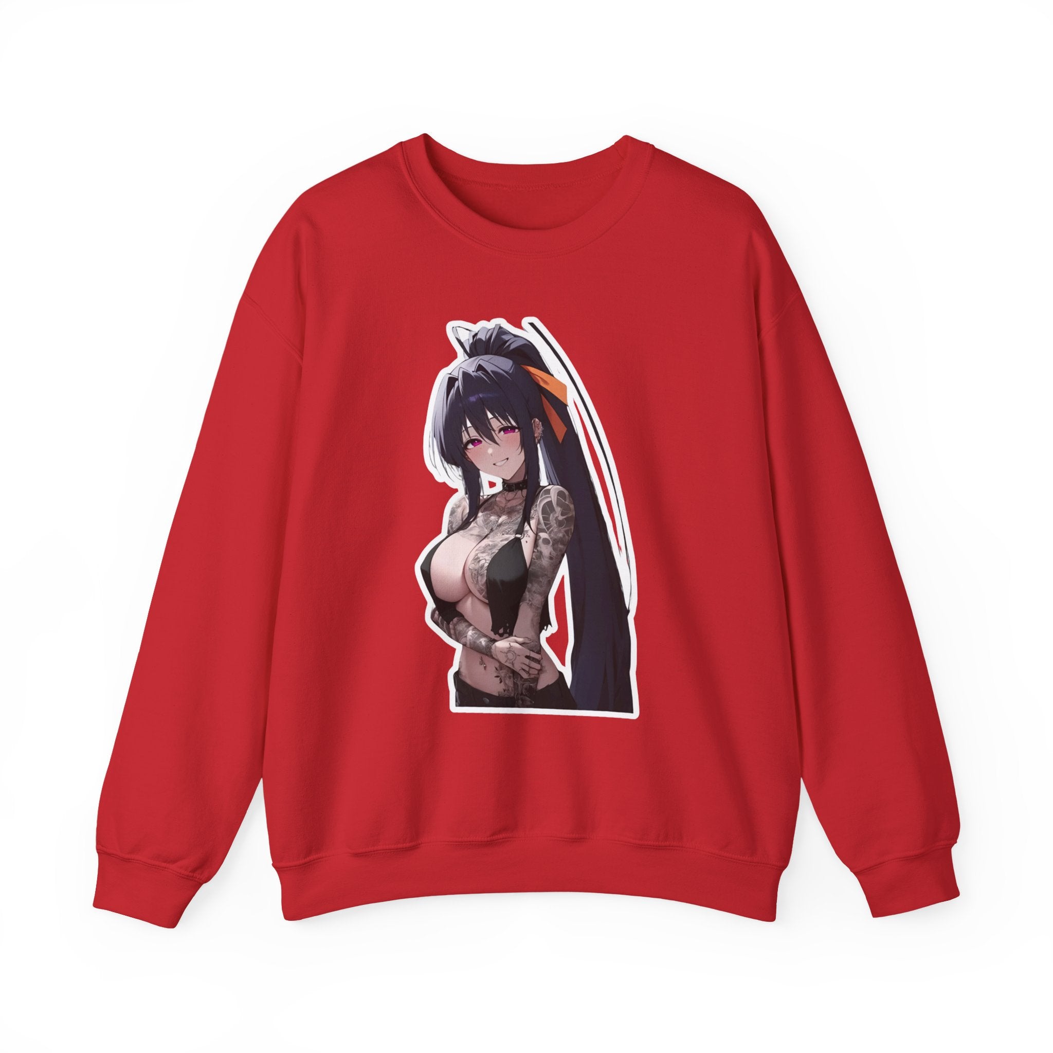 Akeno Himejima Gothic Tattooed Unisex Heavy Blend™ Crewneck Sweatshirt