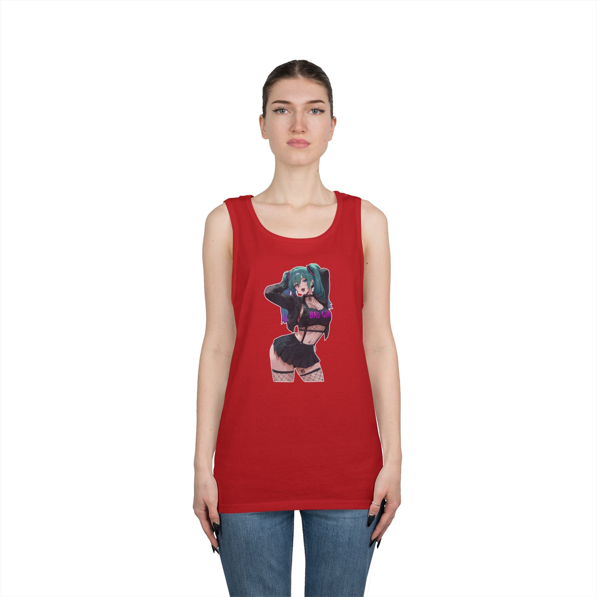 Hatsune Miku Baddie Heavy Cotton Tank Top