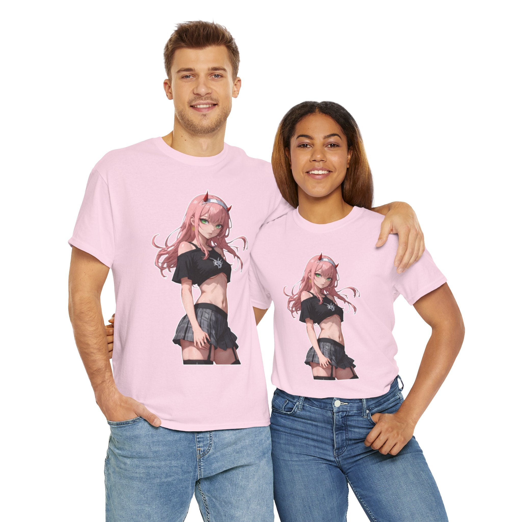 Zero Two Streetwear Style Unisex Heavy Cotton Tee
