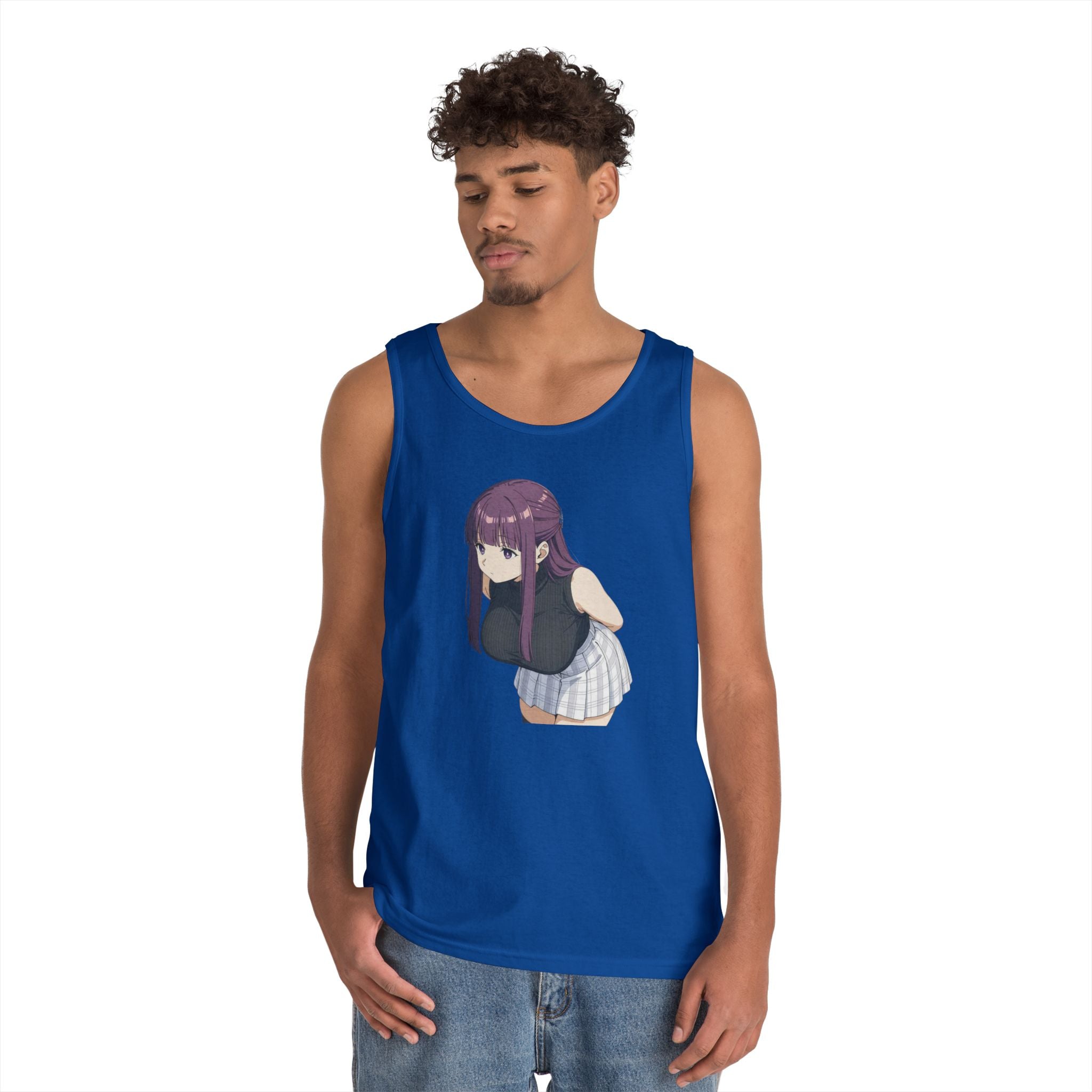 Fern Anime Heavy Cotton Tank Top