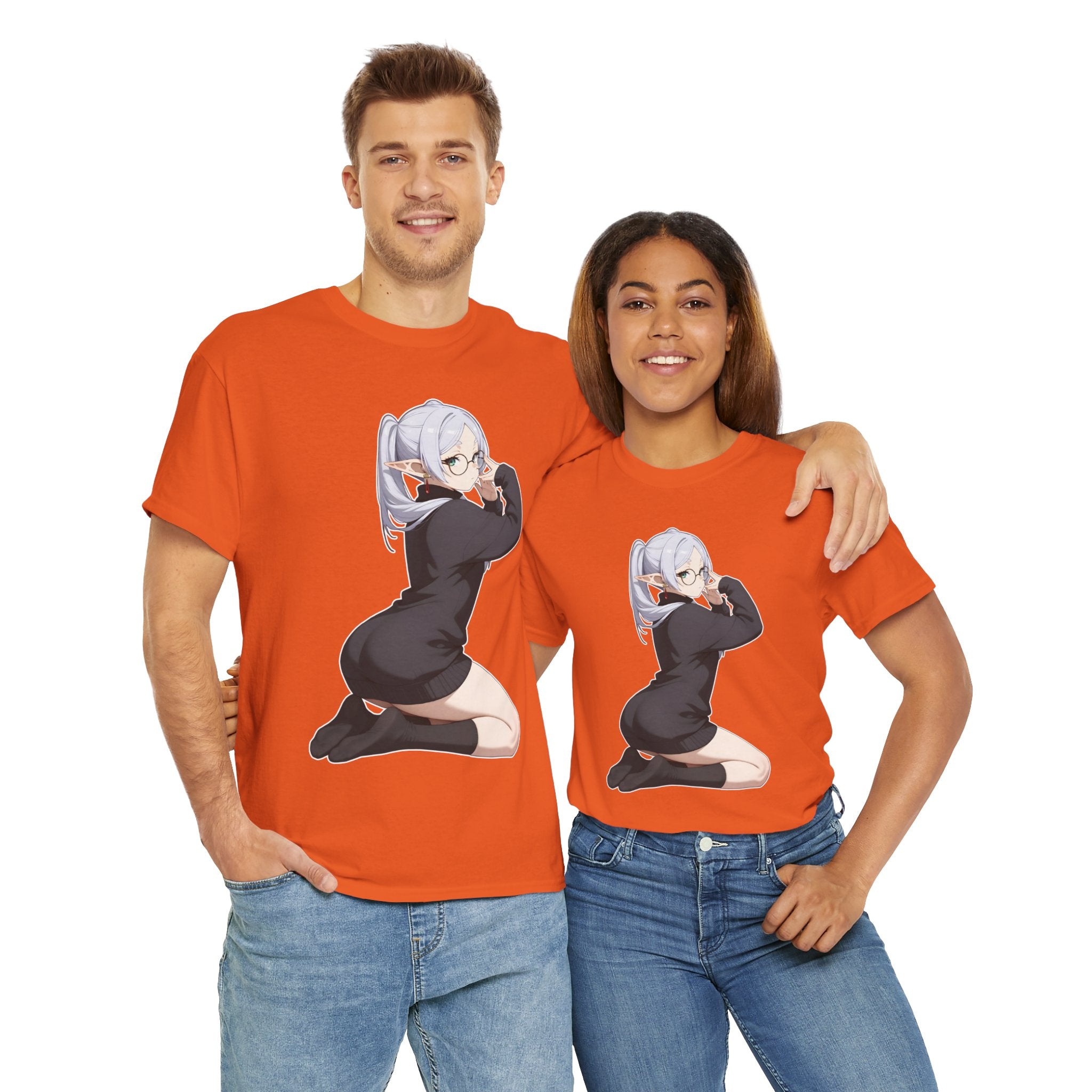 Cute Frieren Unisex Heavy Cotton Tee