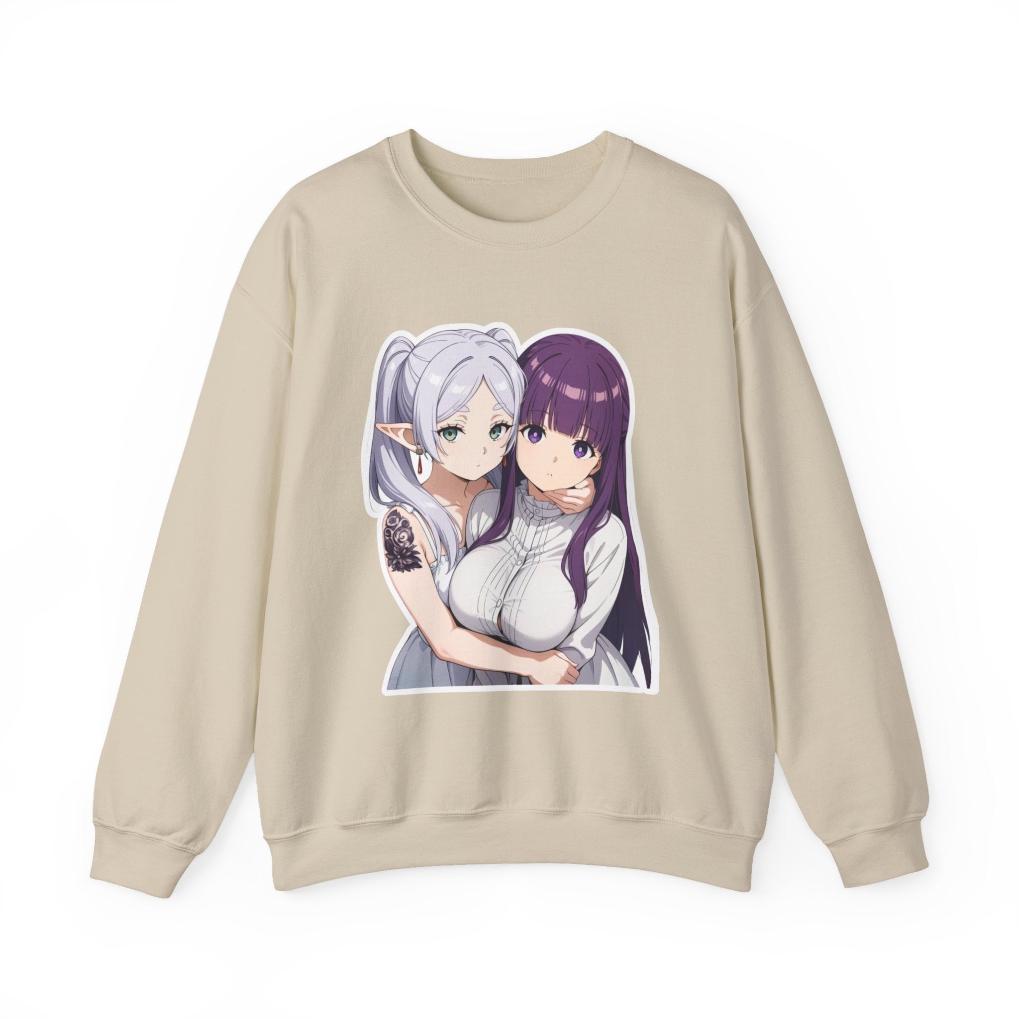 Fern x Frieren Waifu Unisex Heavy Blend™ Crewneck Sweatshirt