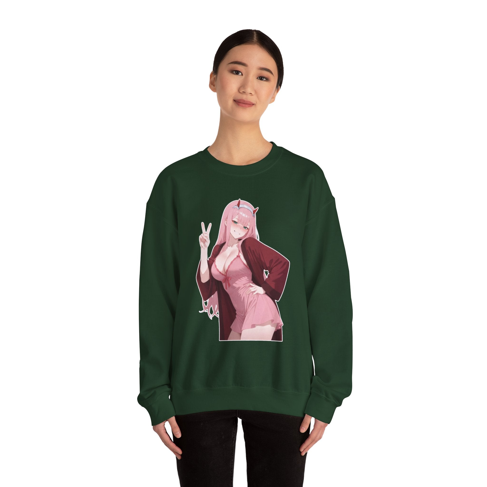 Zero Two Unisex Heavy Blend™ Crewneck Sweatshirt
