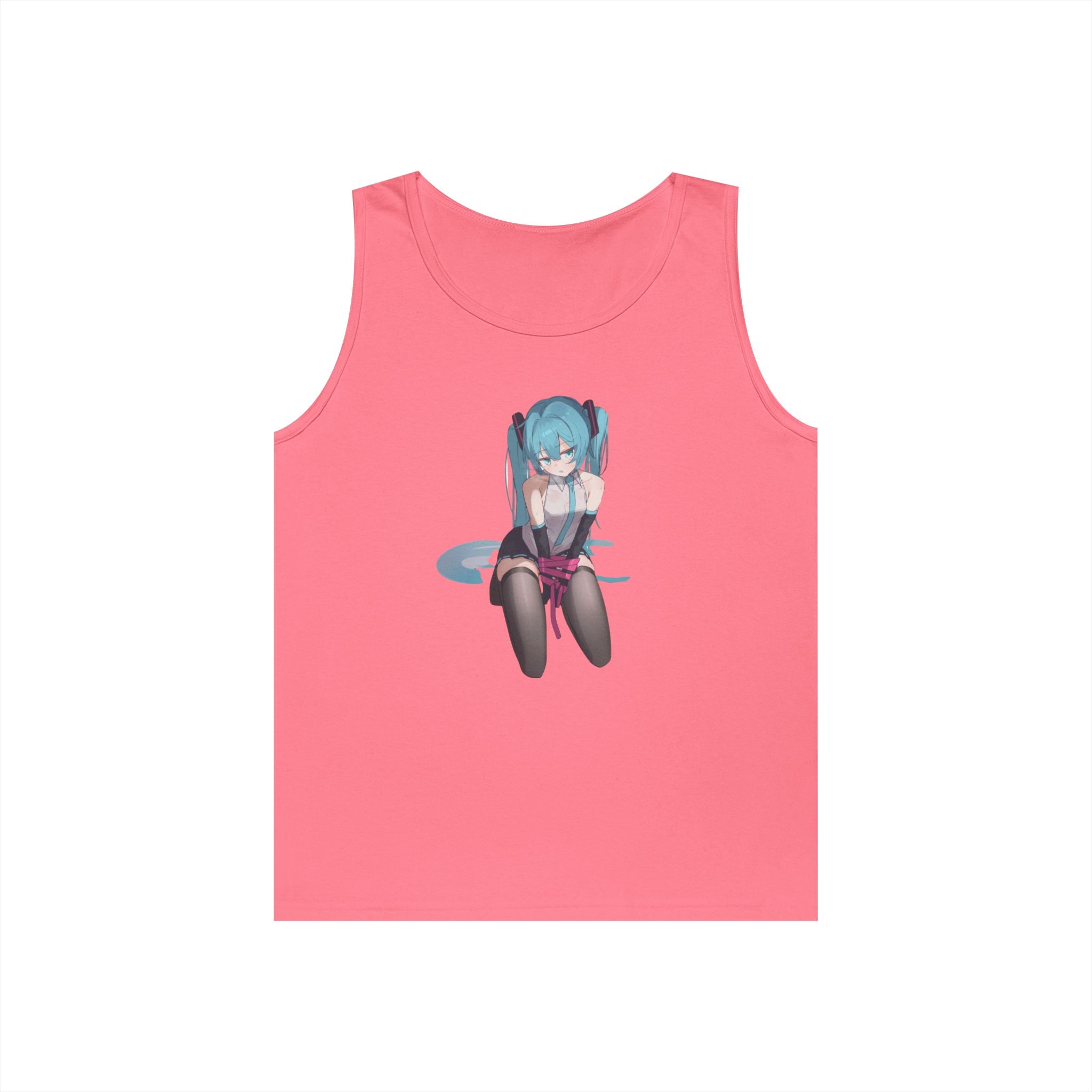 Hatsune Miku Bound Cute Anime Heavy Cotton Tank Top
