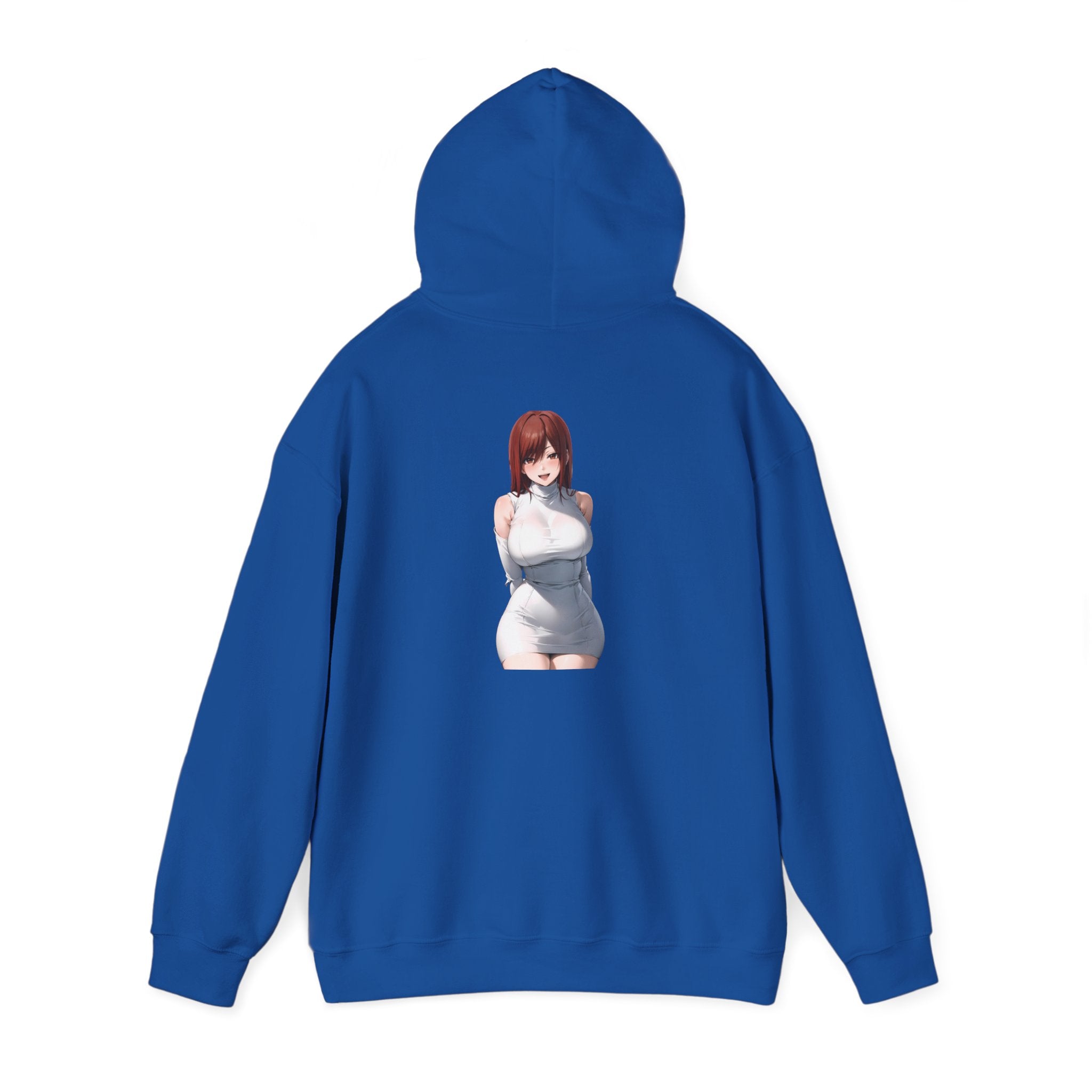 Ezra Scarlet Charming White Dress Anime Unisex Heavy Blend™ Hooded Sweatshirt