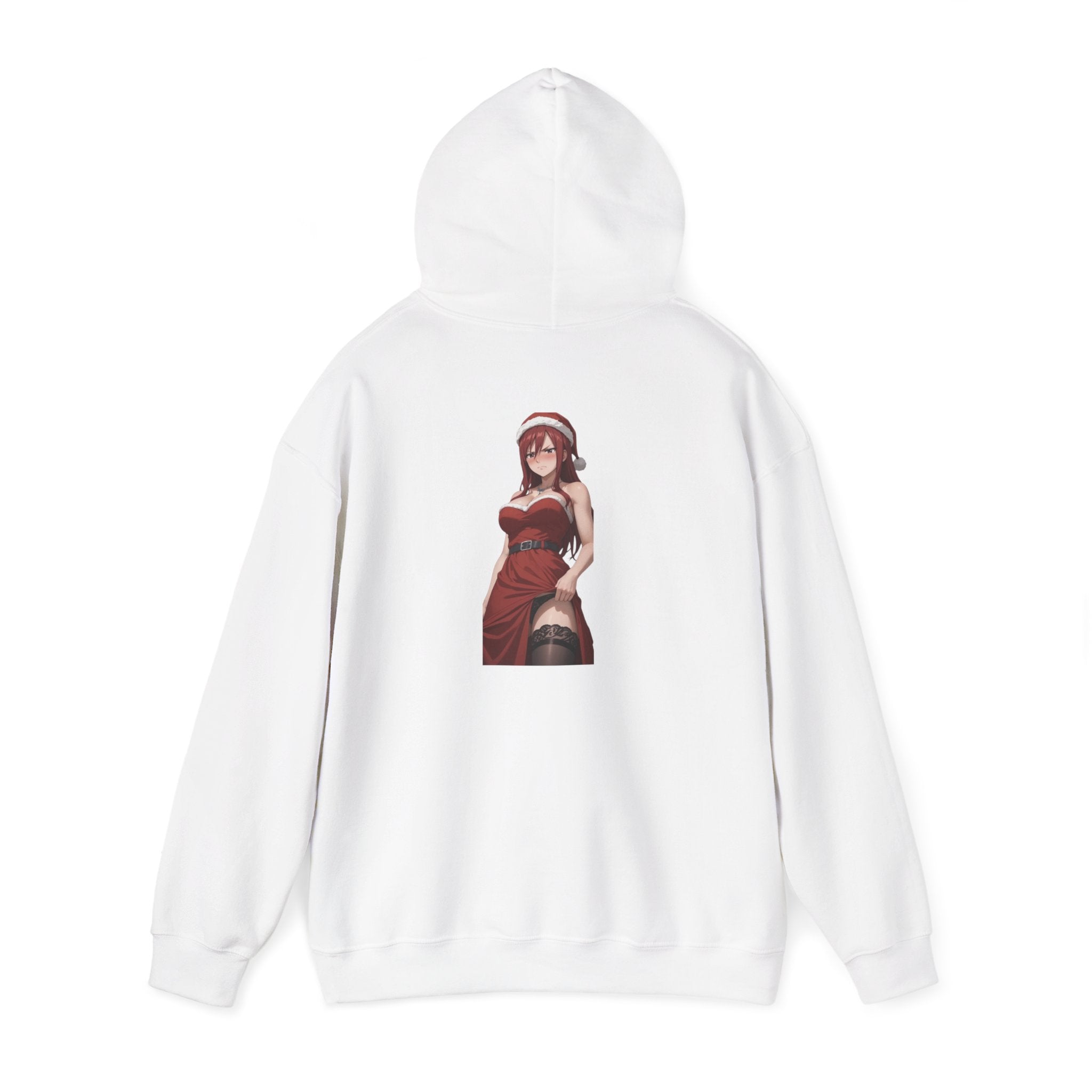 Ezra Scarlet Christmas Themed Angry Anime Unisex Heavy Blend™ Hooded Sweatshirt