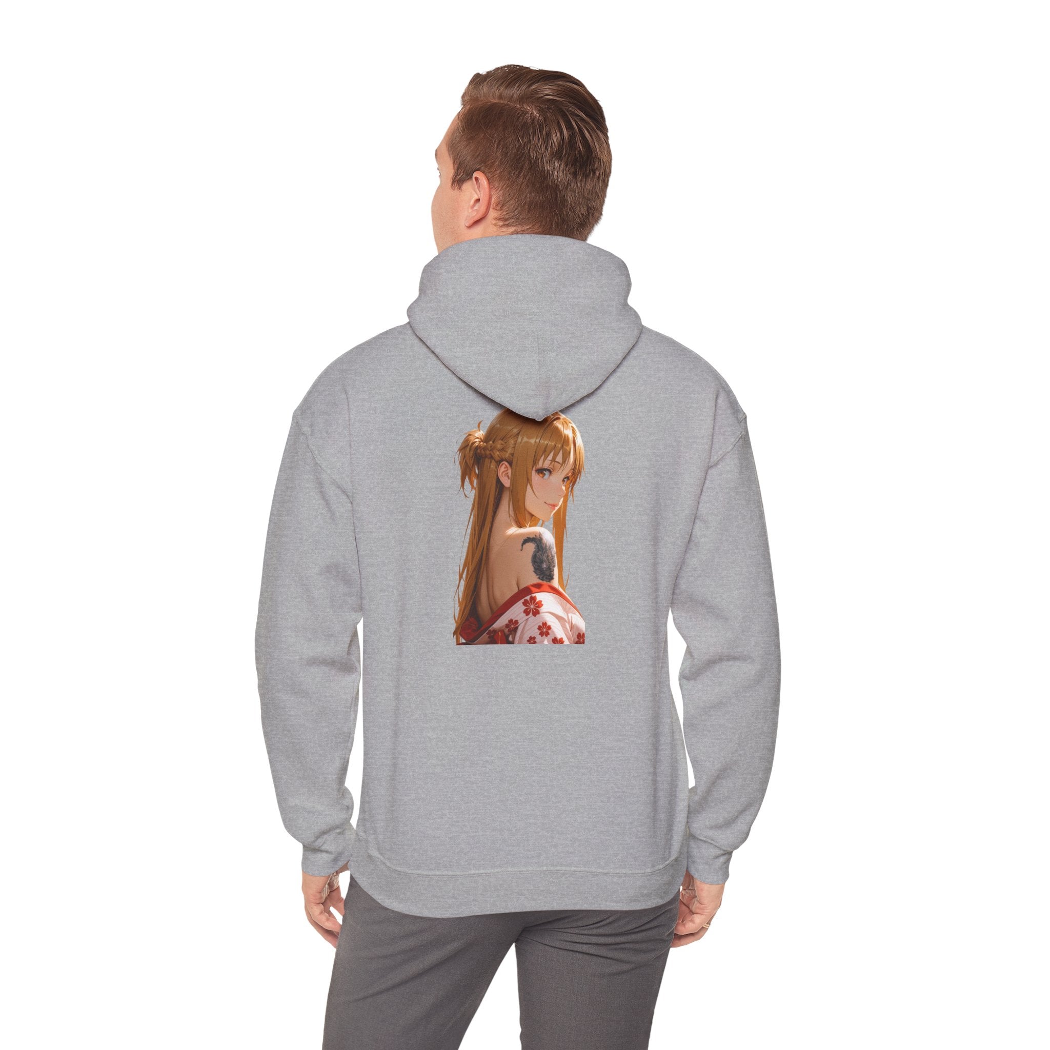 Asuna Kimono Tattoo Unisex Heavy Blend™ Hooded Sweatshirt