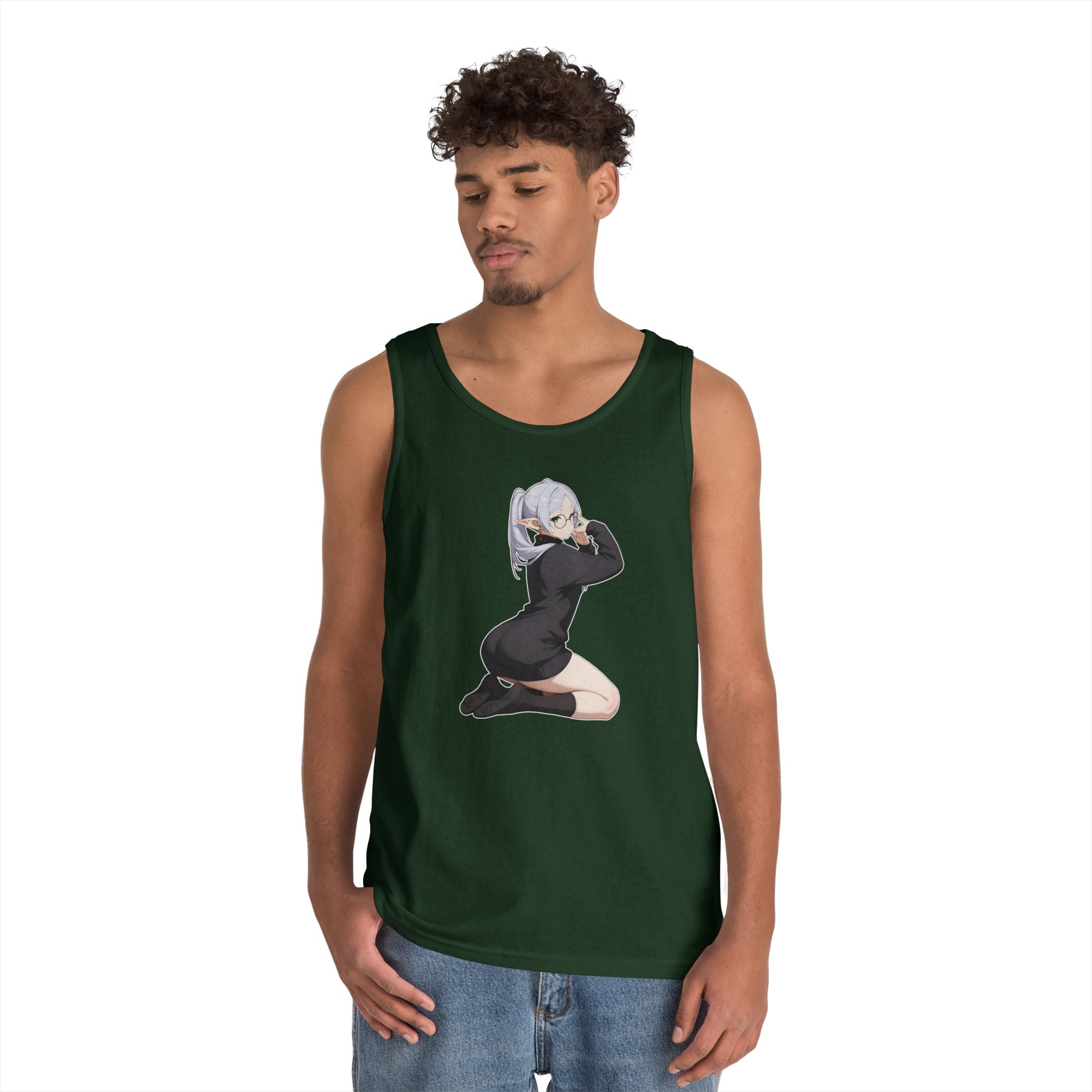 Cute Frieren Heavy Cotton Tank Top