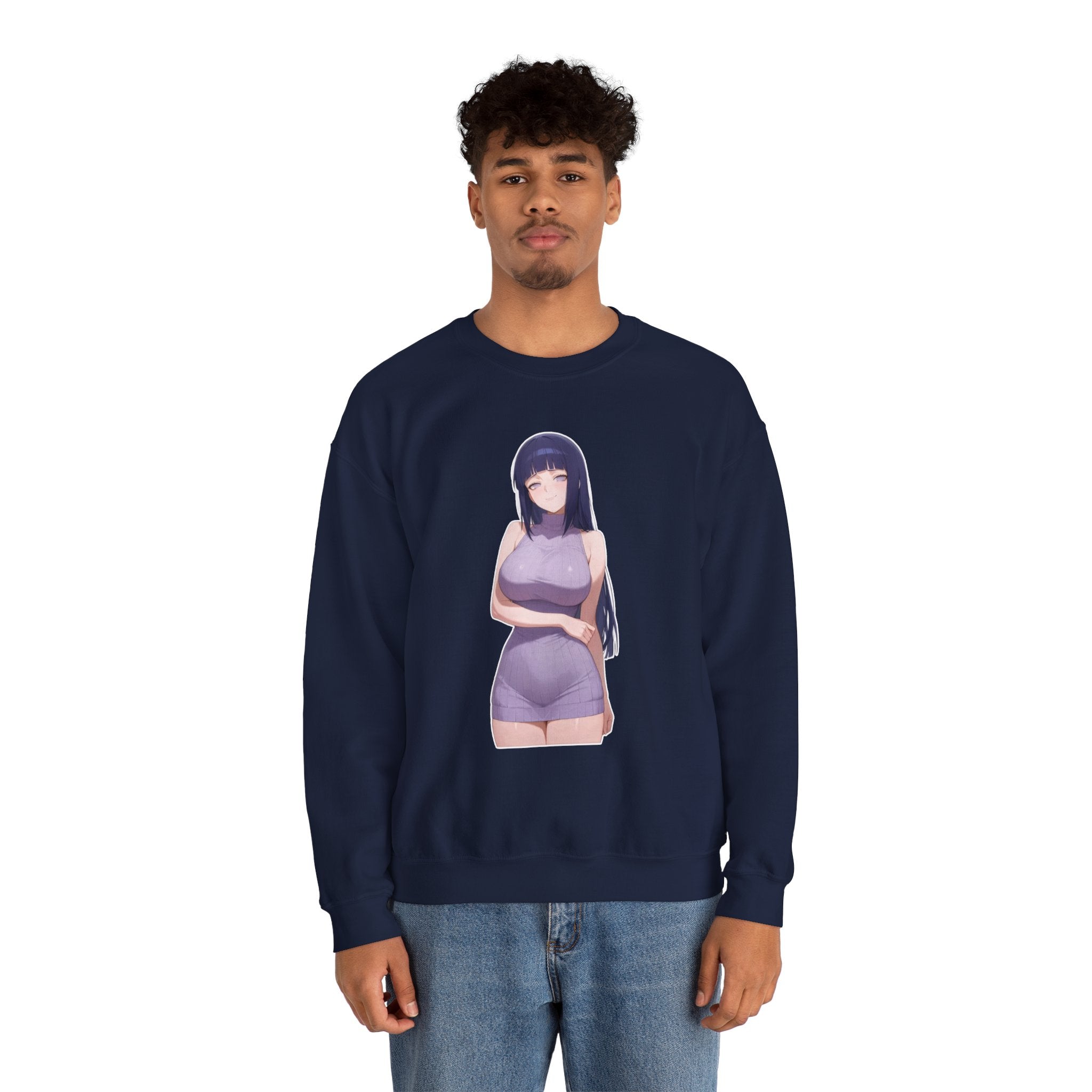 Hinata Waifu Unisex Heavy Blend™ Crewneck Sweatshirt